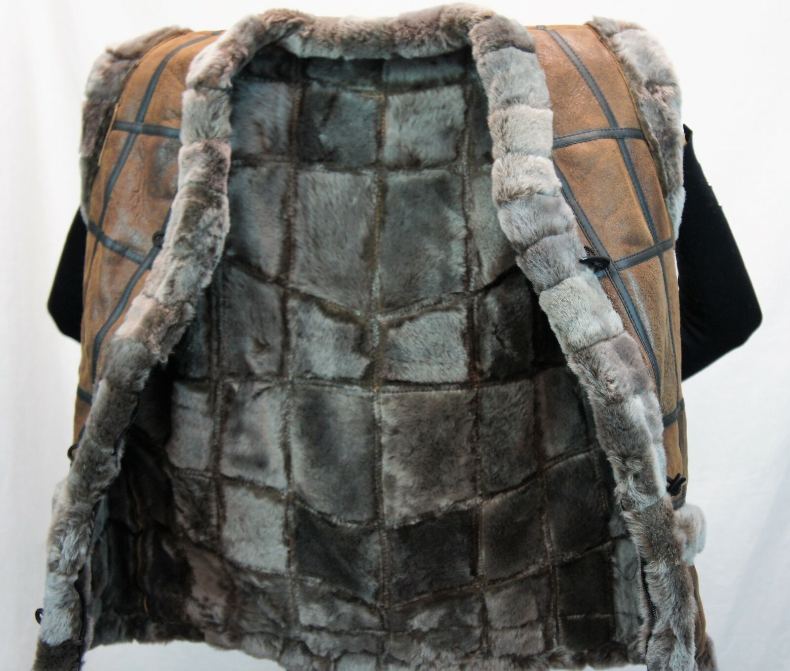 UNISEX 100% REAL SHEEPSKIN SHEARLING LEATHER Fur Vest 10 Colors Men Women S-6XL