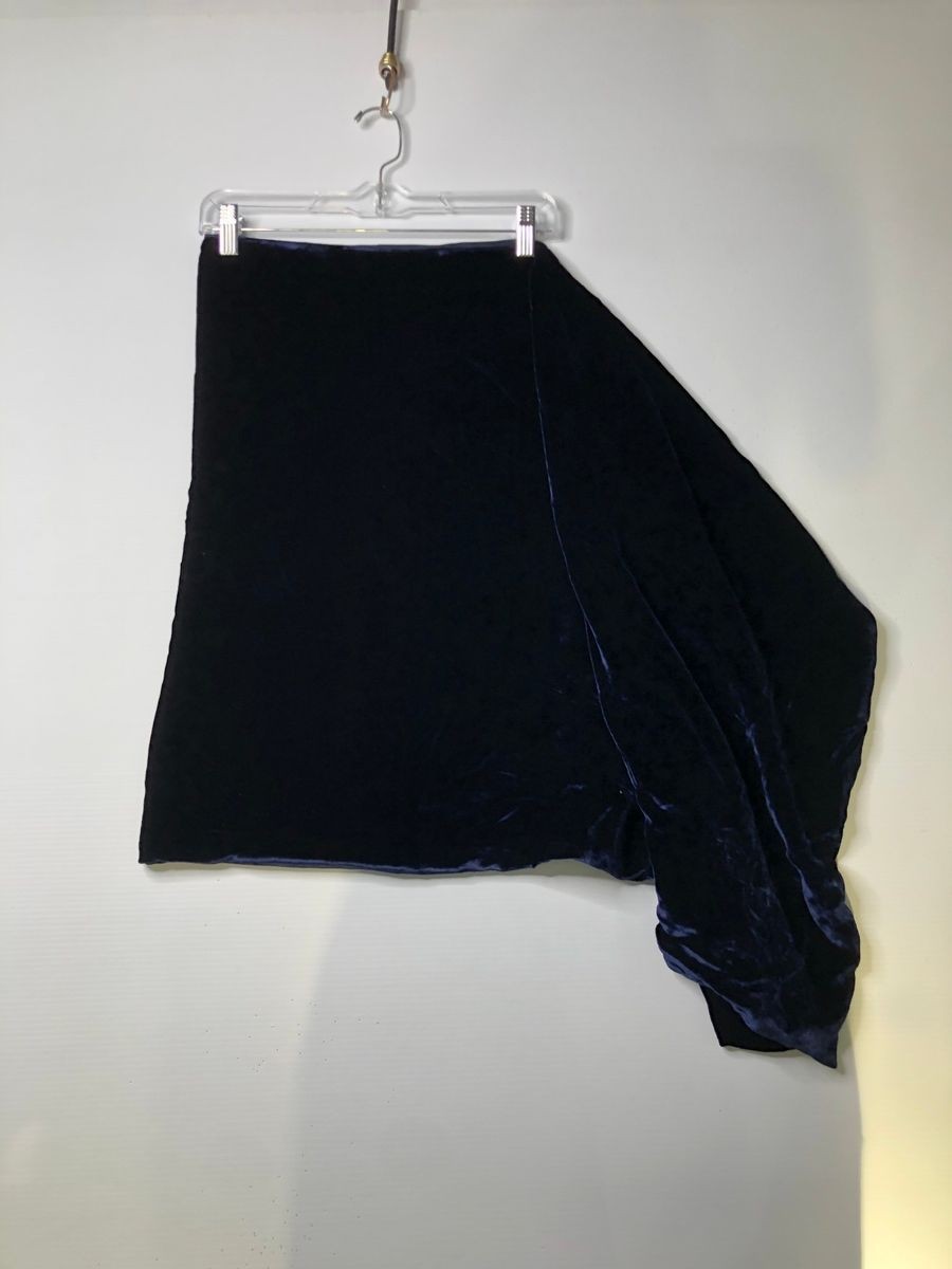 EILEEN FISHER Velvet Poncho Women’s One Size Ink F5VLO-N1579M