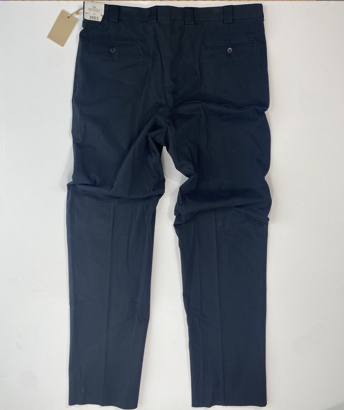 Riviera Sports Mens Pants Size 40×36 Unhemmed Career Casual NWT Modern Stretch