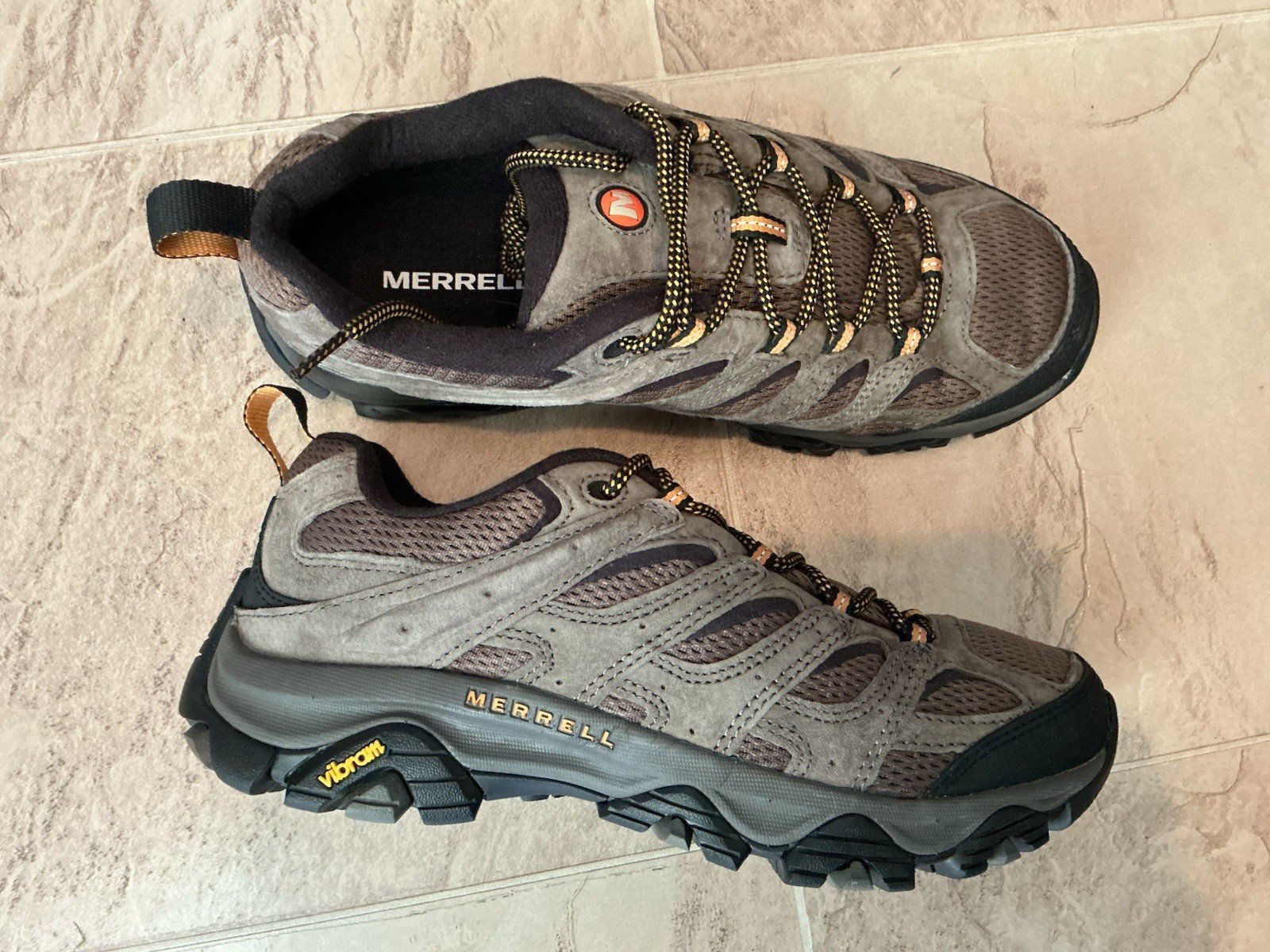 New $140 Merrell Moab 3 J035893 Walnut Brown Hiking Shoes Men Sz 9 M