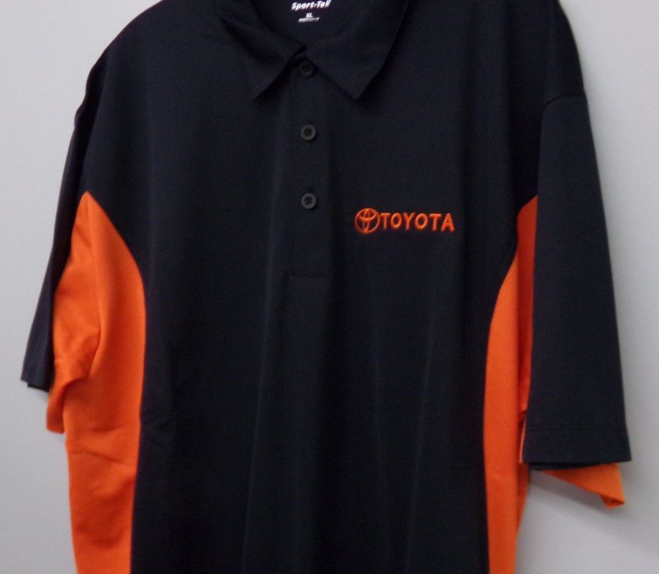 TOYOTA Motors Mens Embroidered Polo Shirt XS-6XL, LT-4XLT Camry Tundra New