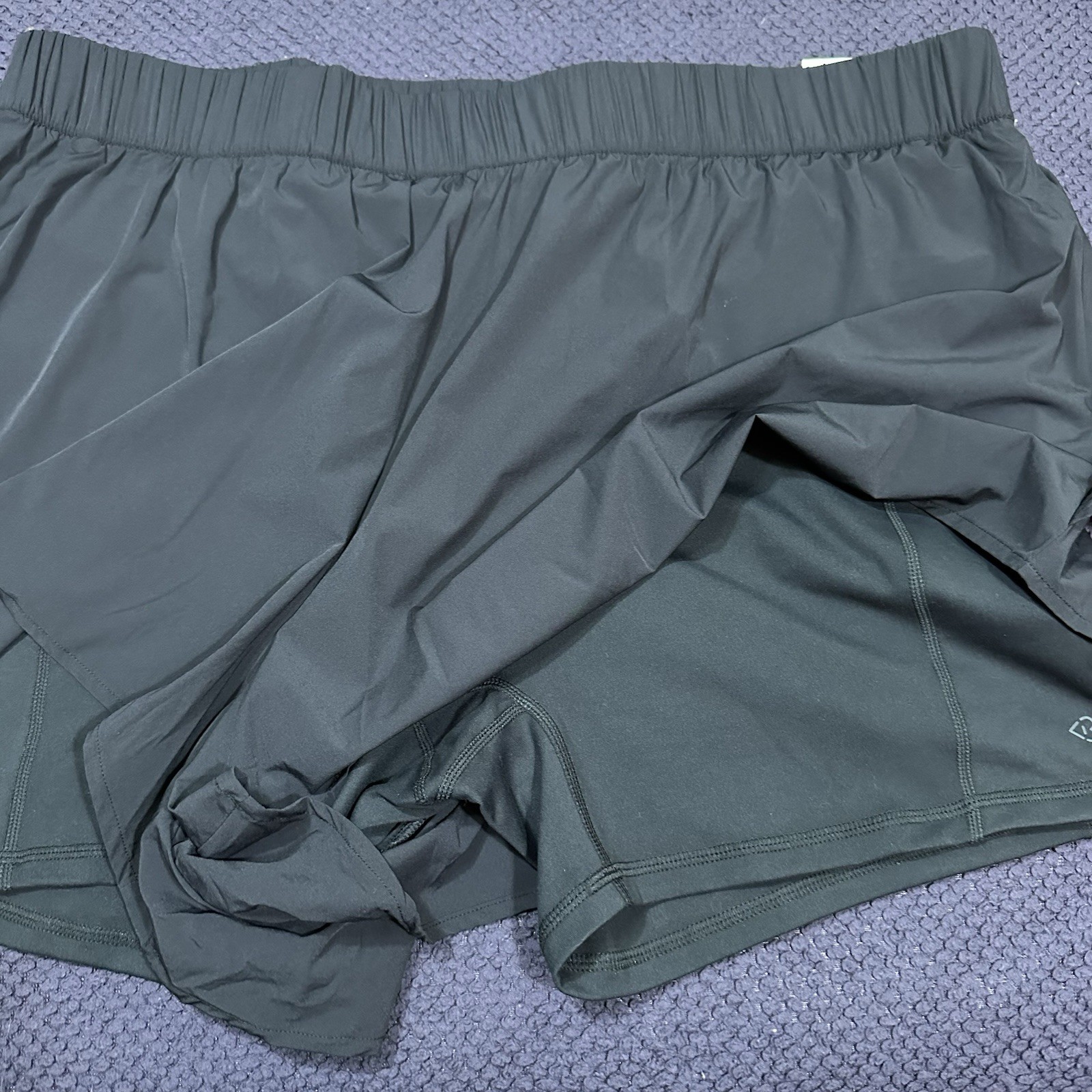 Blogilates Black Athletic Skort with Pockets for Women Plus Size 1X