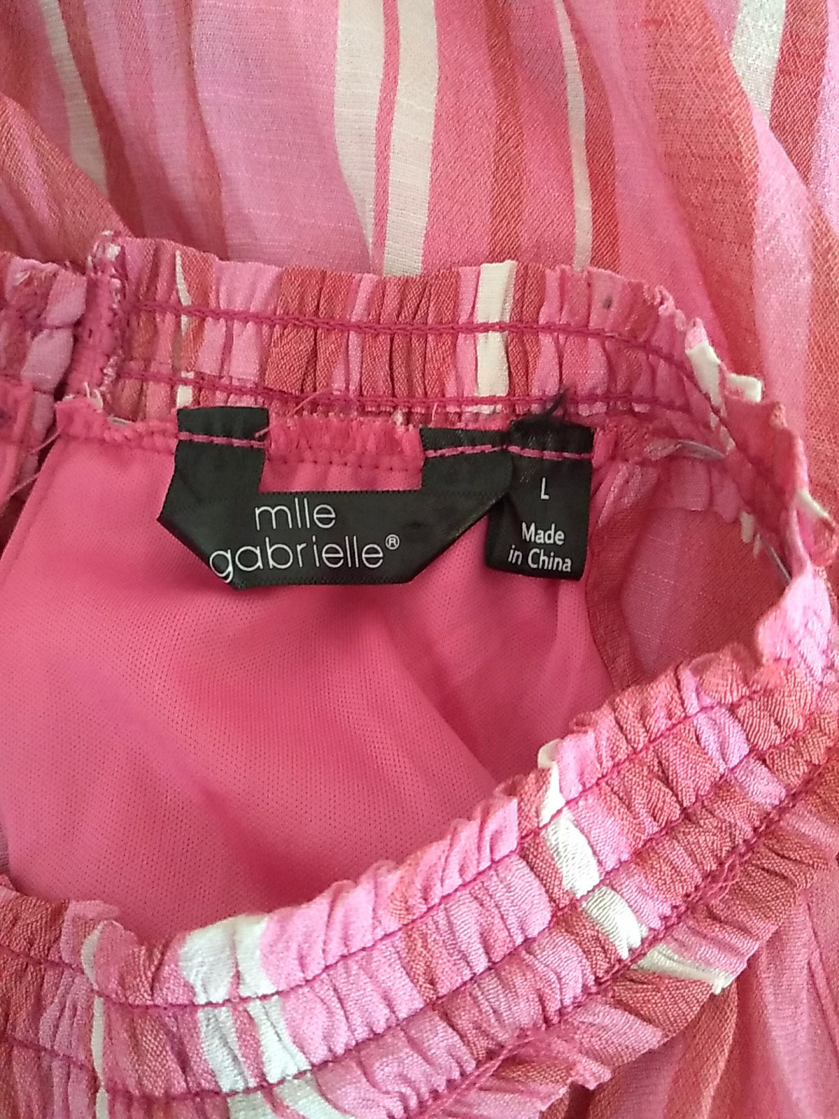 Mille Gabrielle Pink Summer Dress Size Large