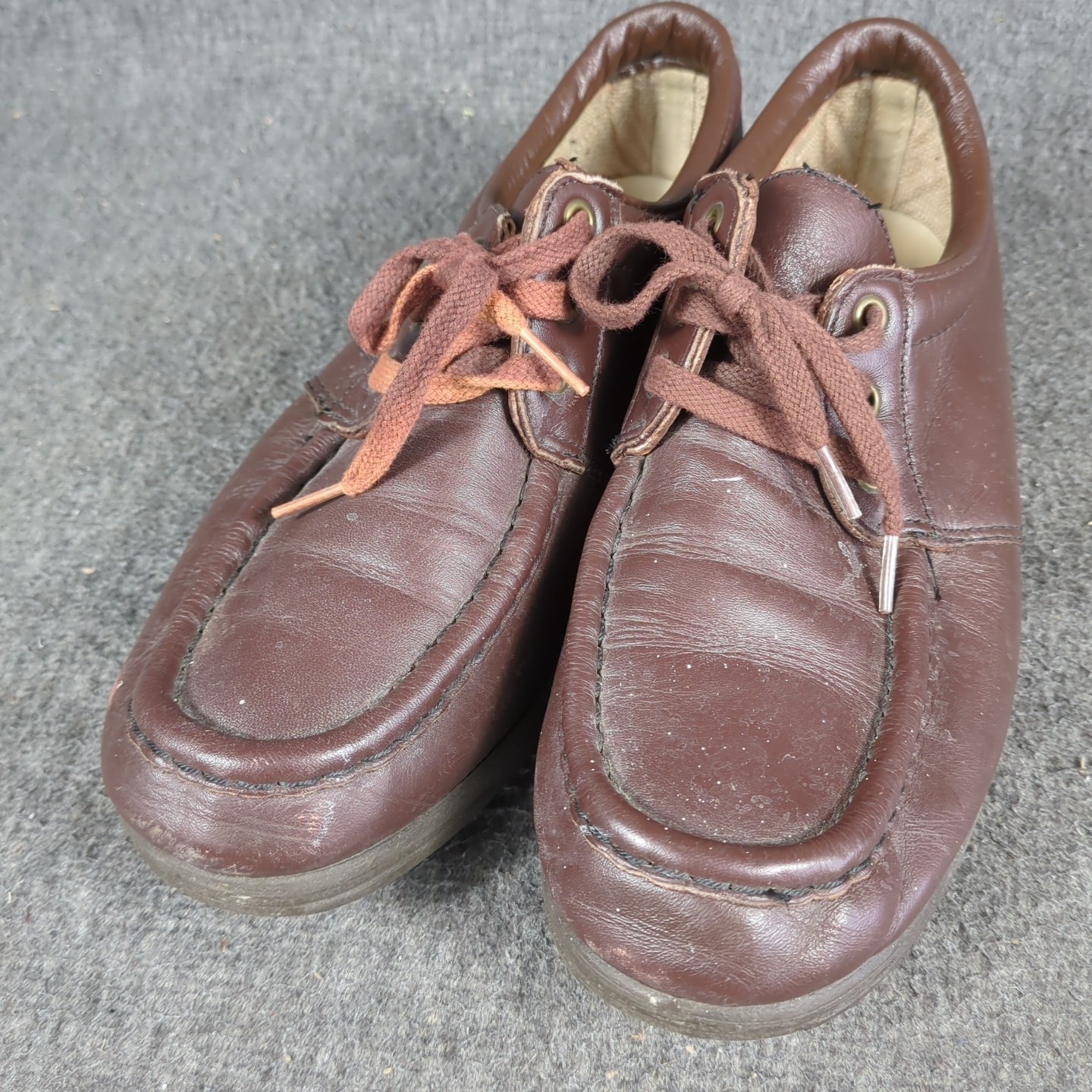 Vintage Red Wing Dunoon Brown Leather Moc Toe Oxford 8601 SD Type 2 Men Sz 9 D