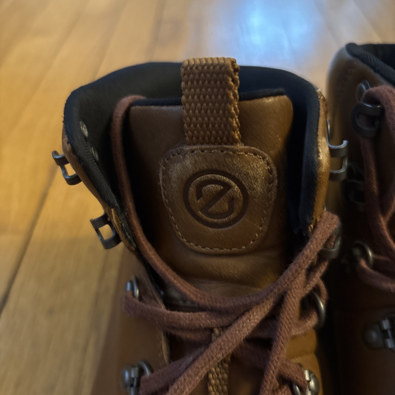 Cole Haan Zerogrand C35585-200 Omni Hiker Boots Men’s Brown Leather Ankle