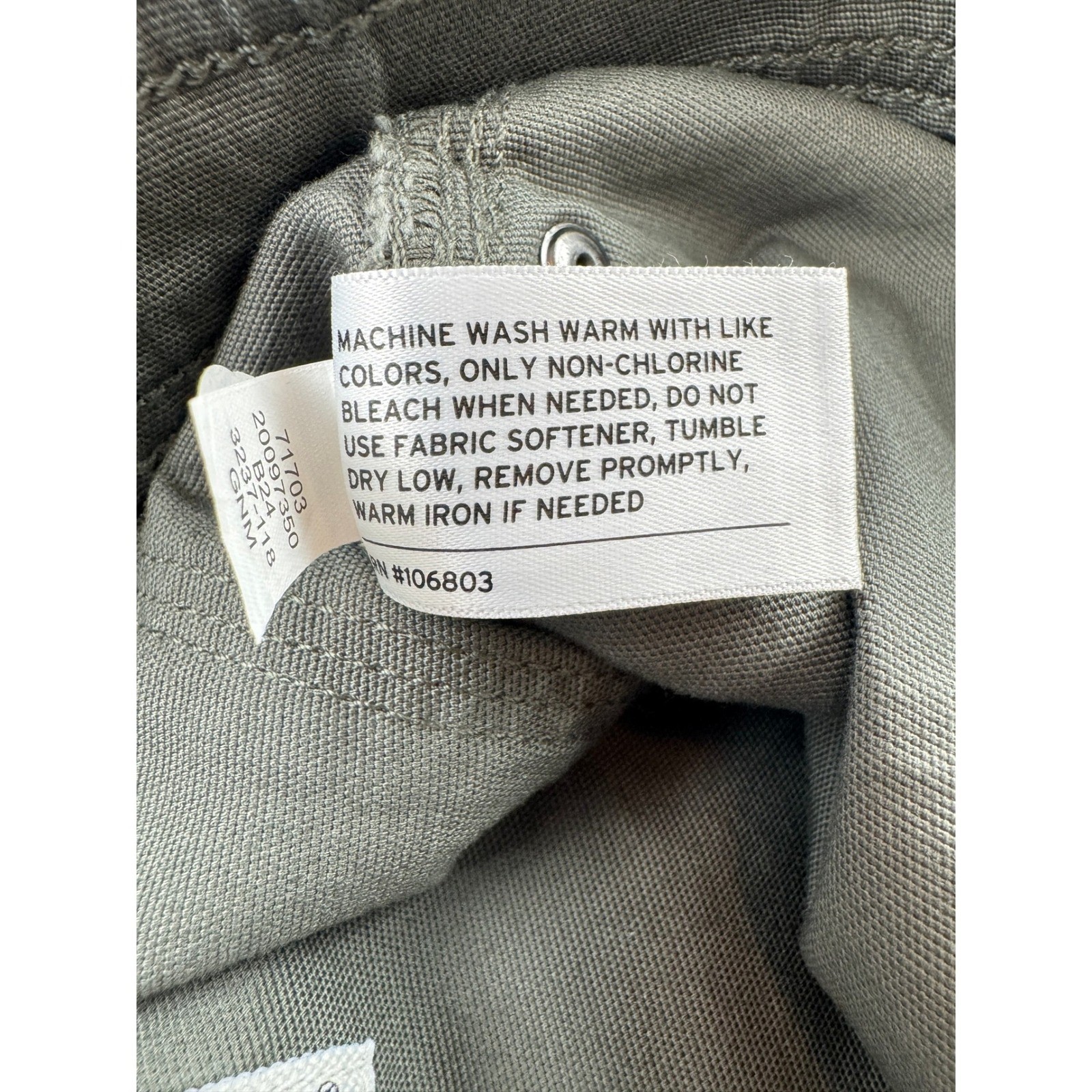 Duluth Trading Co Fire Hose Ultimate Cargo Pants Relaxed Fit Gunmetal Grey 35×34