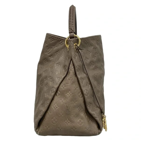 Authentic Louis Vuitton Artsy MM Terre Brown empreinte leather $3800 MSRP