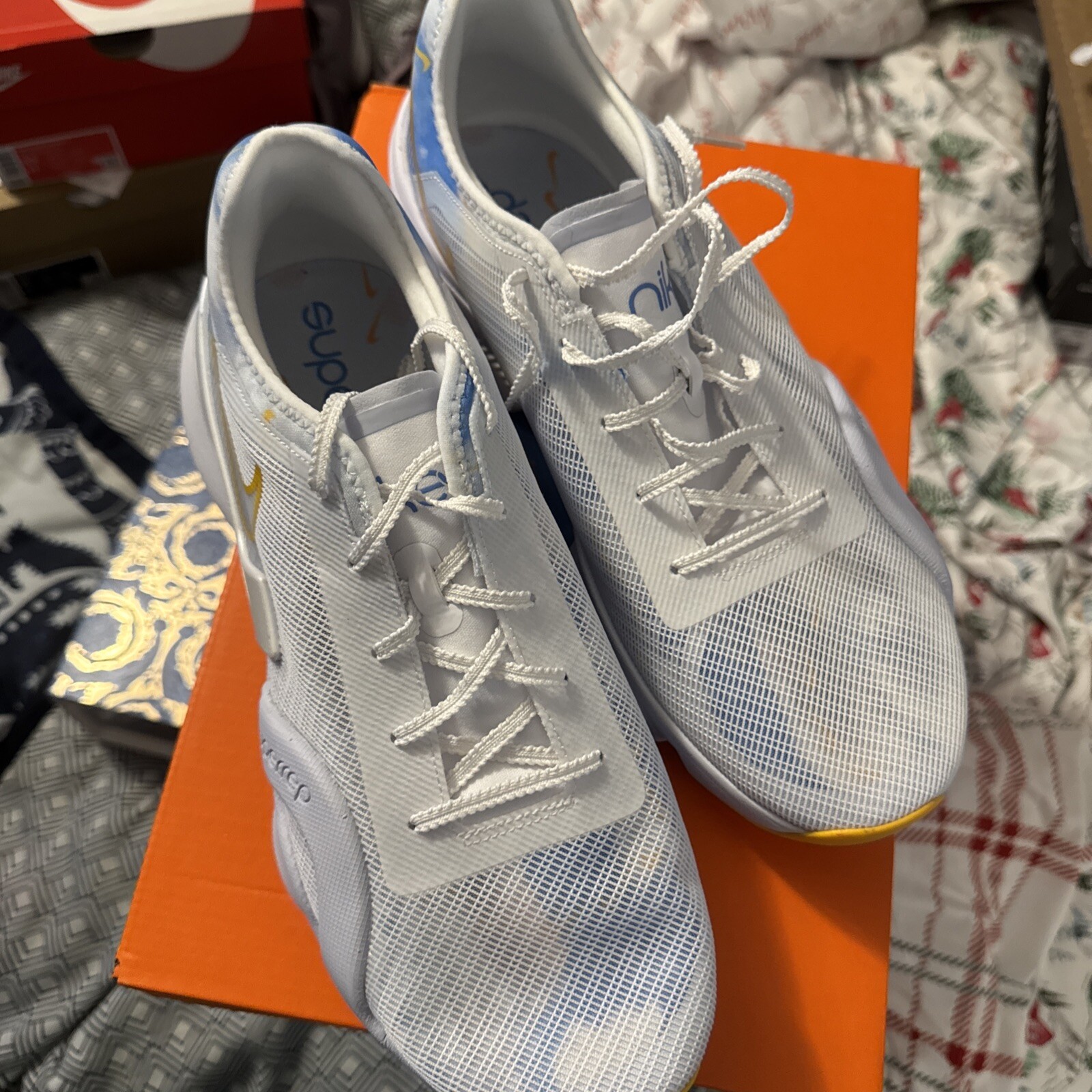 Size 11.5 – Nike Air Zoom SuperRep 3 White University Gold W