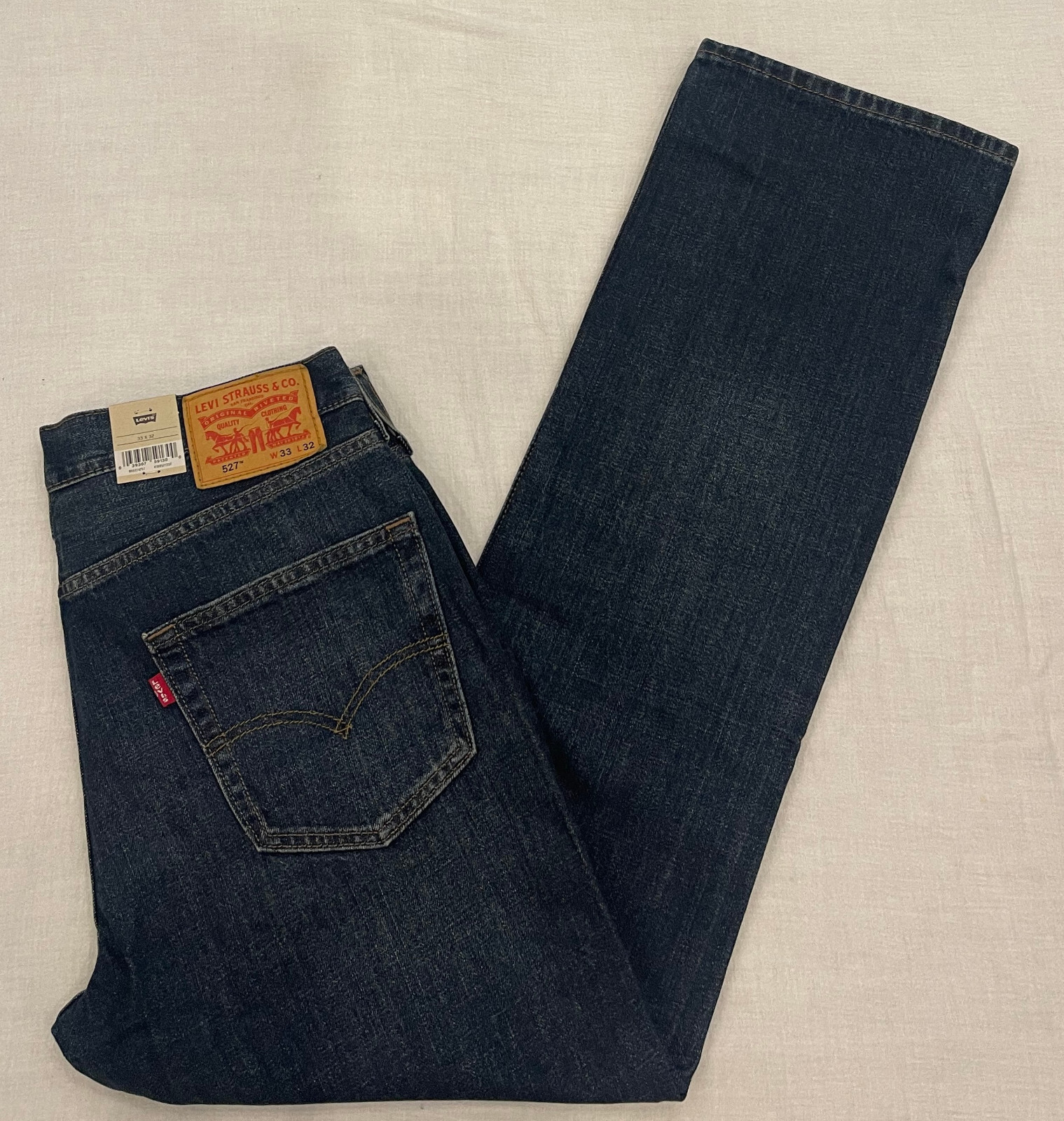 Levis 527 Slim Bootcut Mens Jeans Dark Blue Sizes: 32, 33, 34, 36 Levi #4257