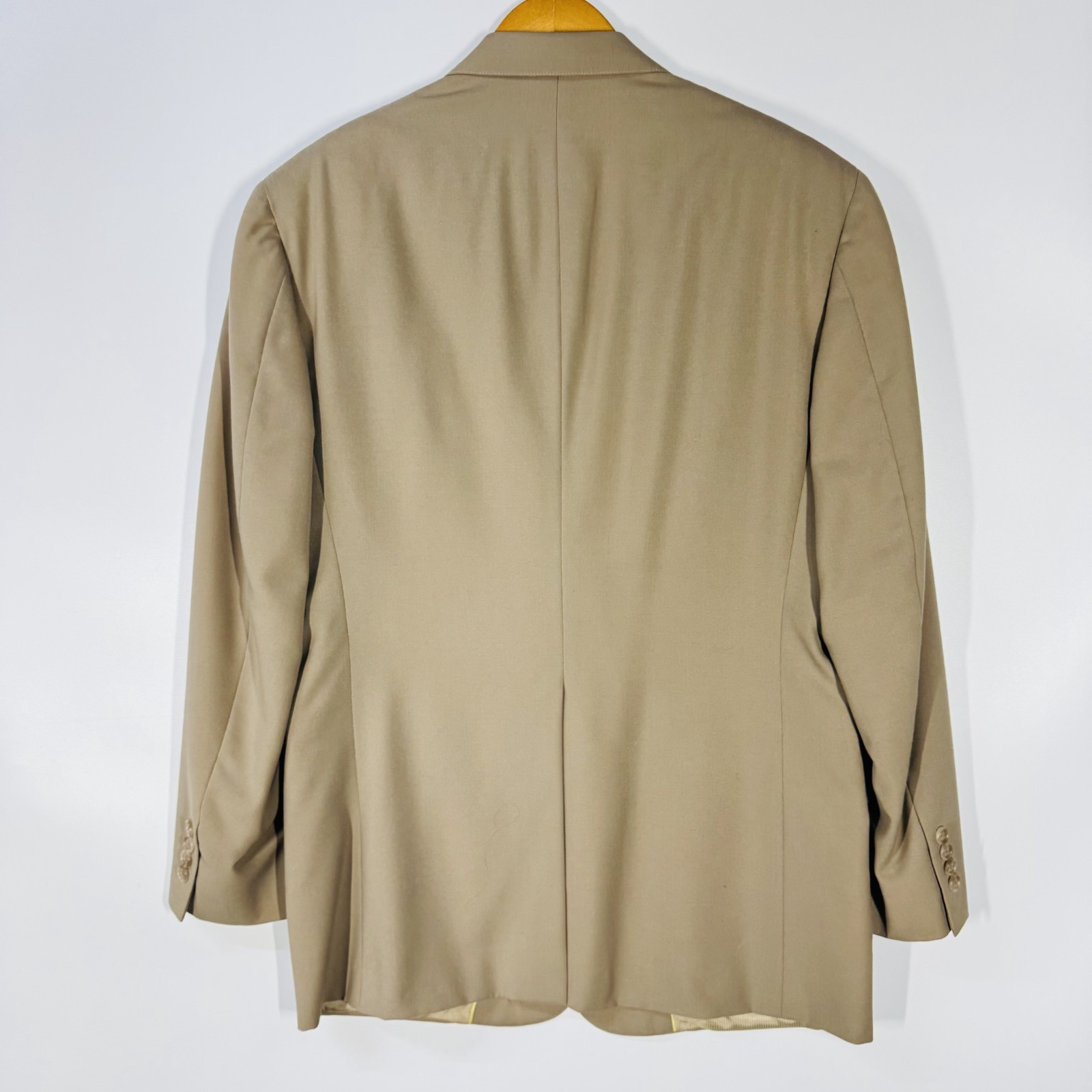Austin Reed Men’s Blazer Jacket Ivory Gold Button USA Made Sport Coat Vintage