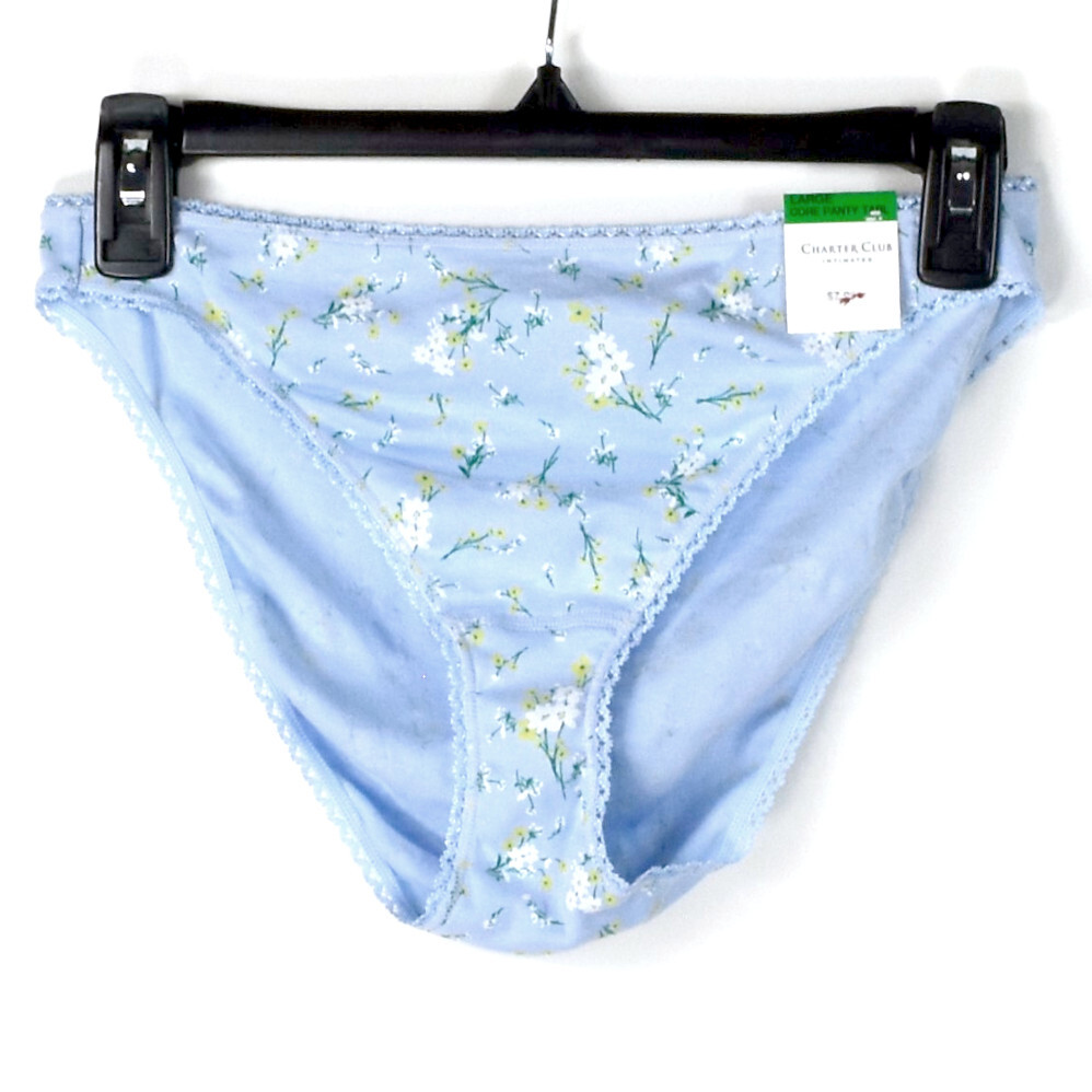 Womens Charter Club Everyday Cotton Bikini Choose Size & Color New Panty