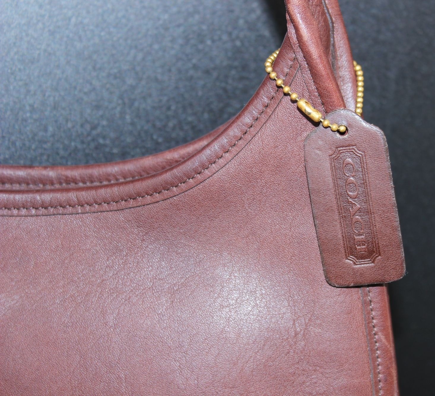 Vintage COACH 9020 Ergo Hobo Shoulder Bag Brown Leather Purse – Gently Used