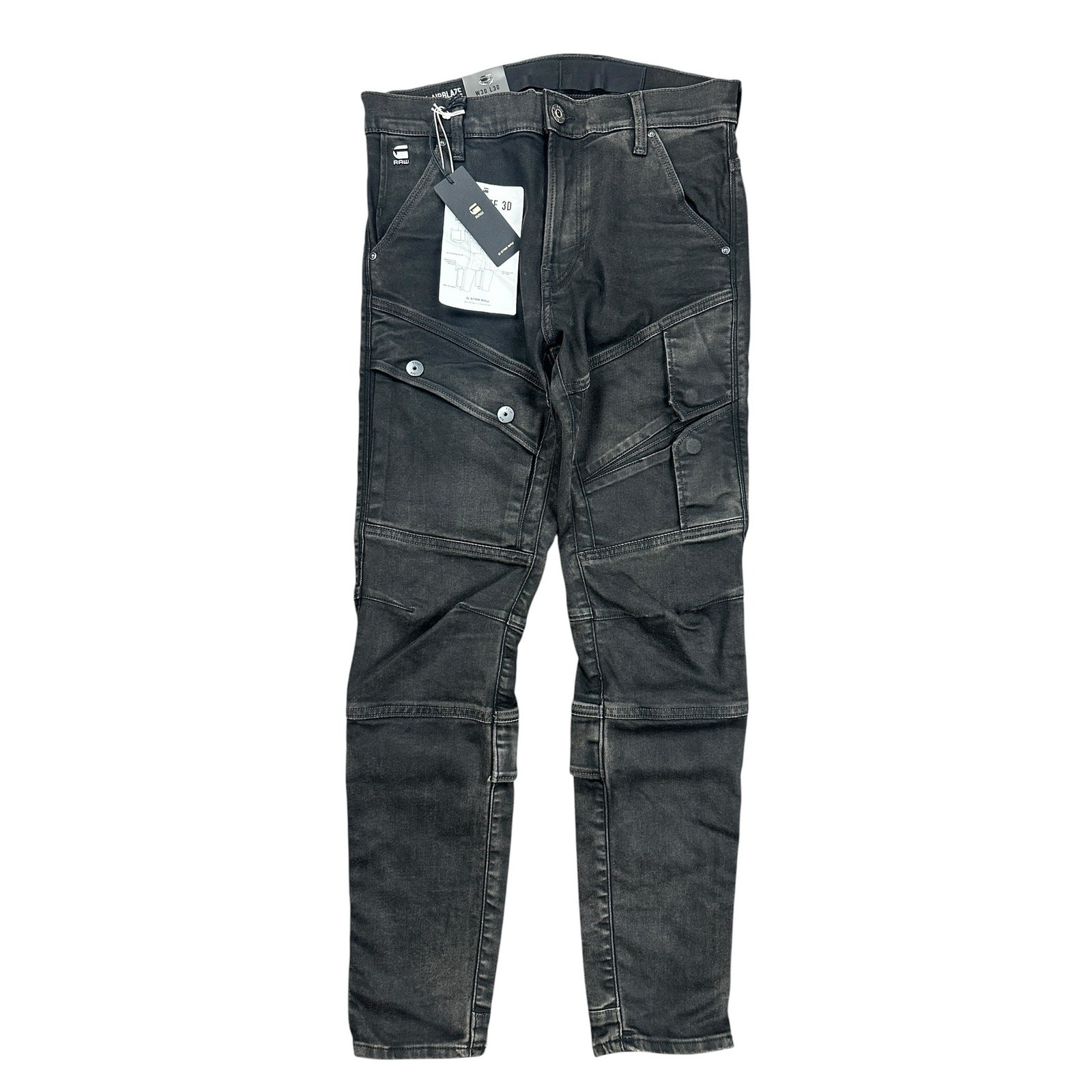 G-Star Raw Airblaze 3D Skinny Jeans Mens 30×30 NWT Loomer Black Stretch 32 Waist