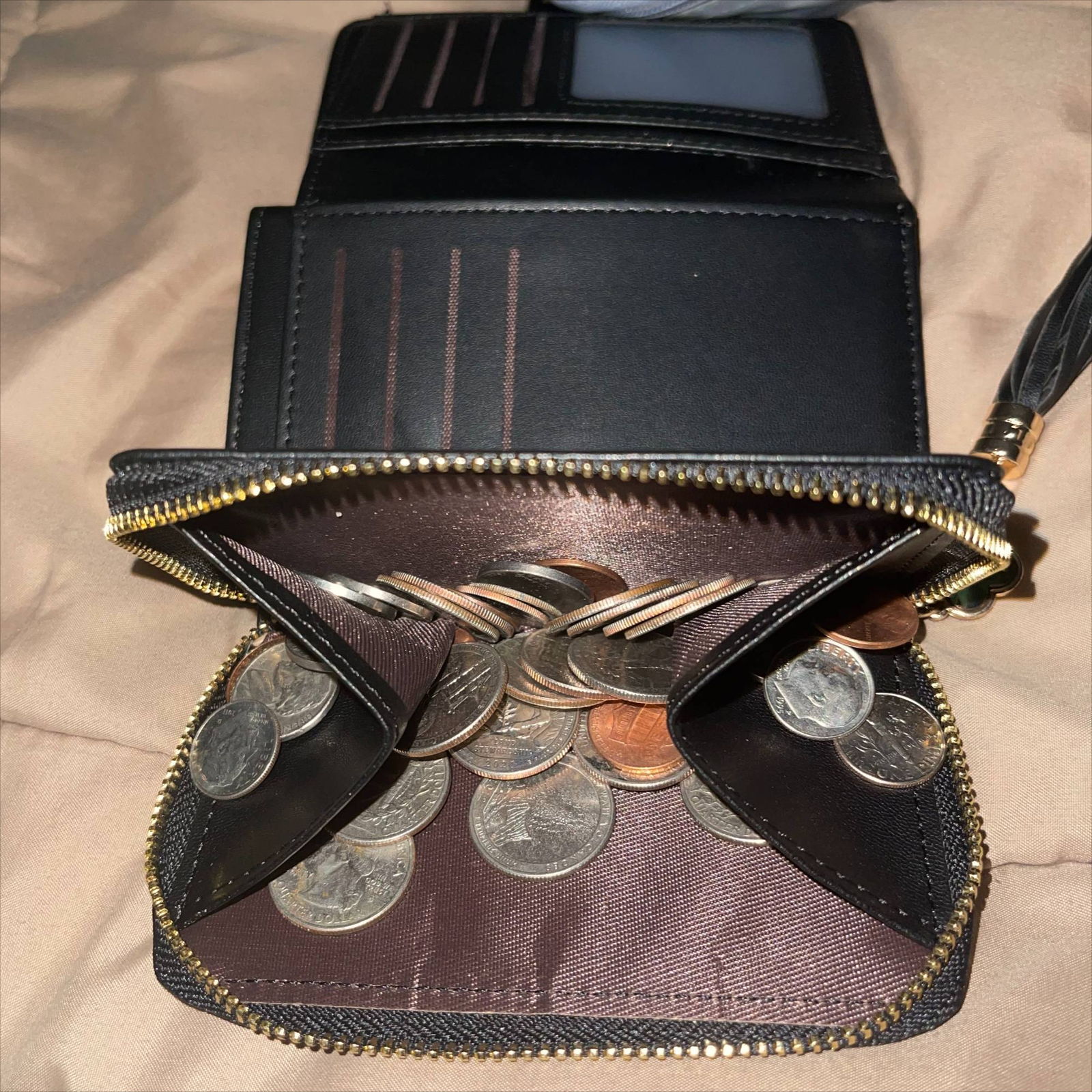 Black-Rose-Tassel-Hasp-Trifold-Women-Wallet-Coin-Purse-Card-Holder-Handbag-Gifts