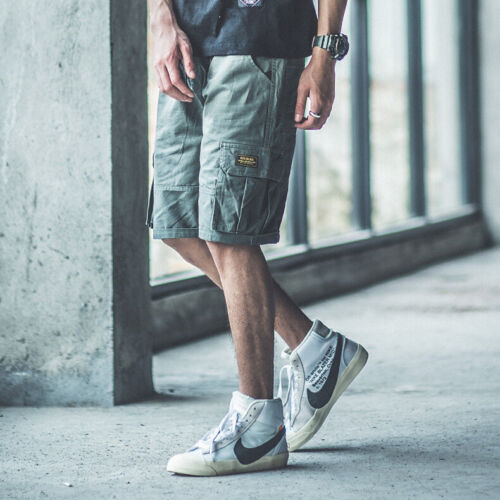 Men’s Cargo Shorts Casual Pants Multi Pockets Combat Summer Outdoor Trousers