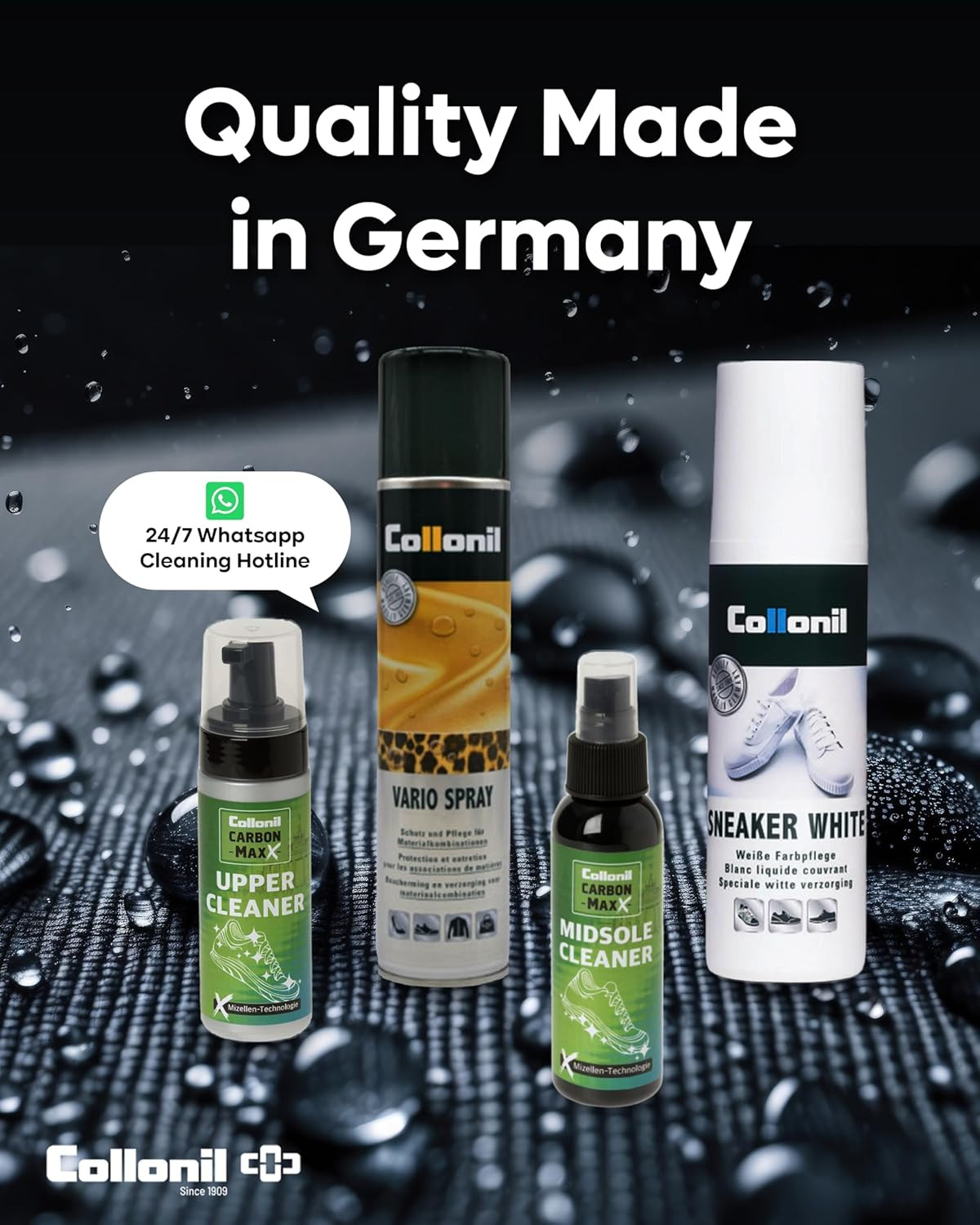 Carbon Pro L – Universal Shoe Protector Spray 10.1 Fl Oz – Waterproof & Stain-Re