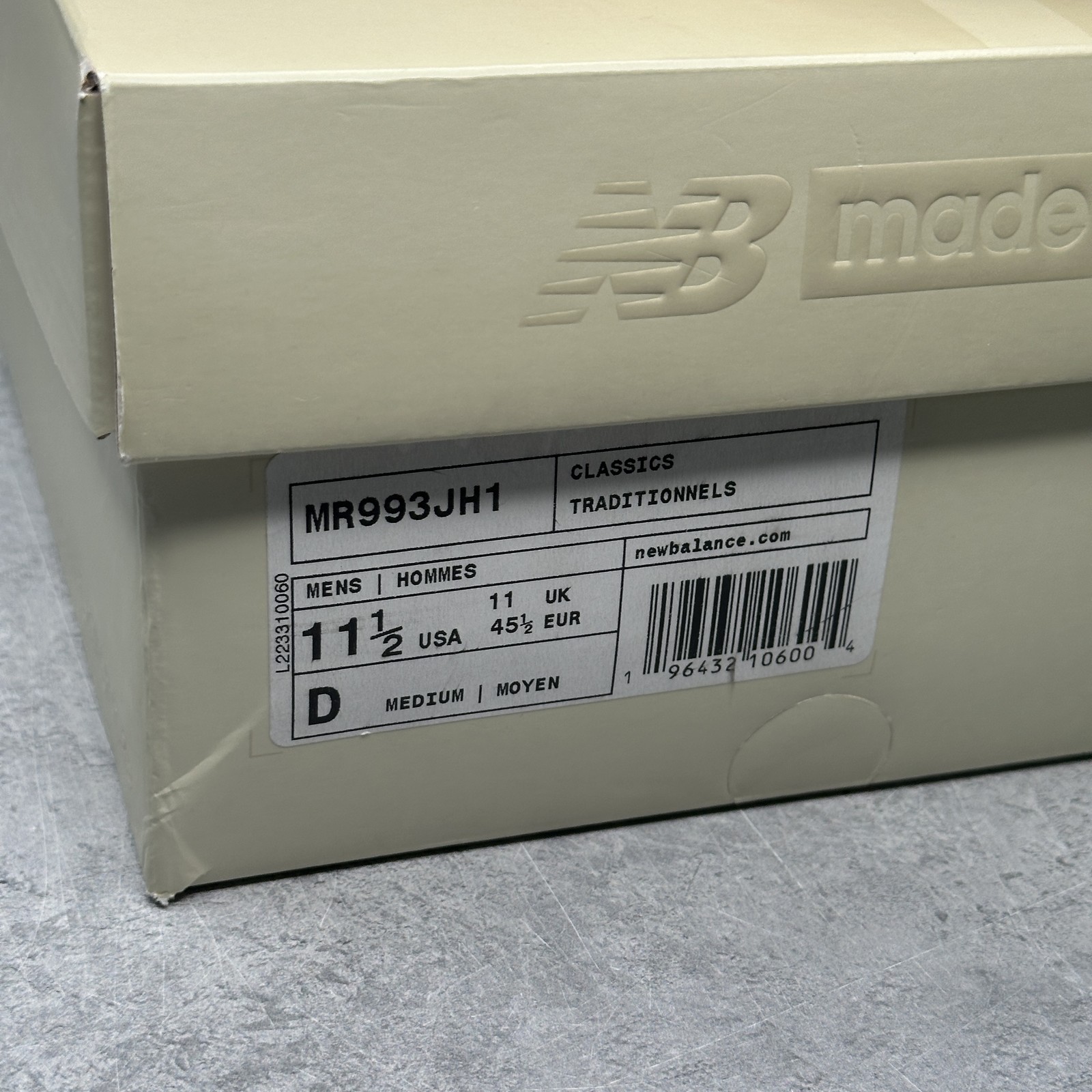 New Balance 993 Joe Freshgoods Performance Art Powder Pink *pre-owned* SIZE 11.5
