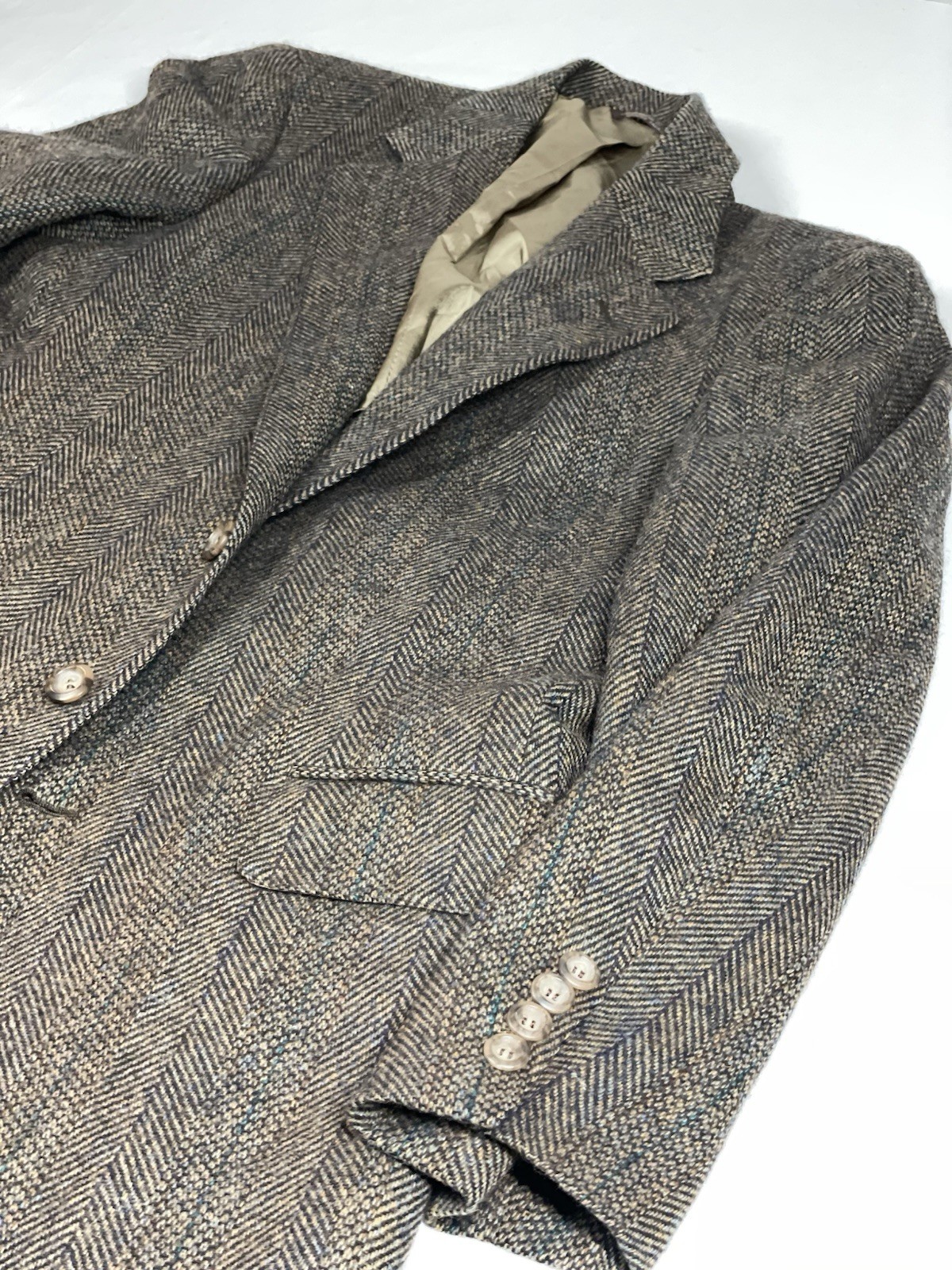 Vintage Cambridge Classics Men’sTweed BlazerJacket SzL UNISEX 70’s 80’s Academic