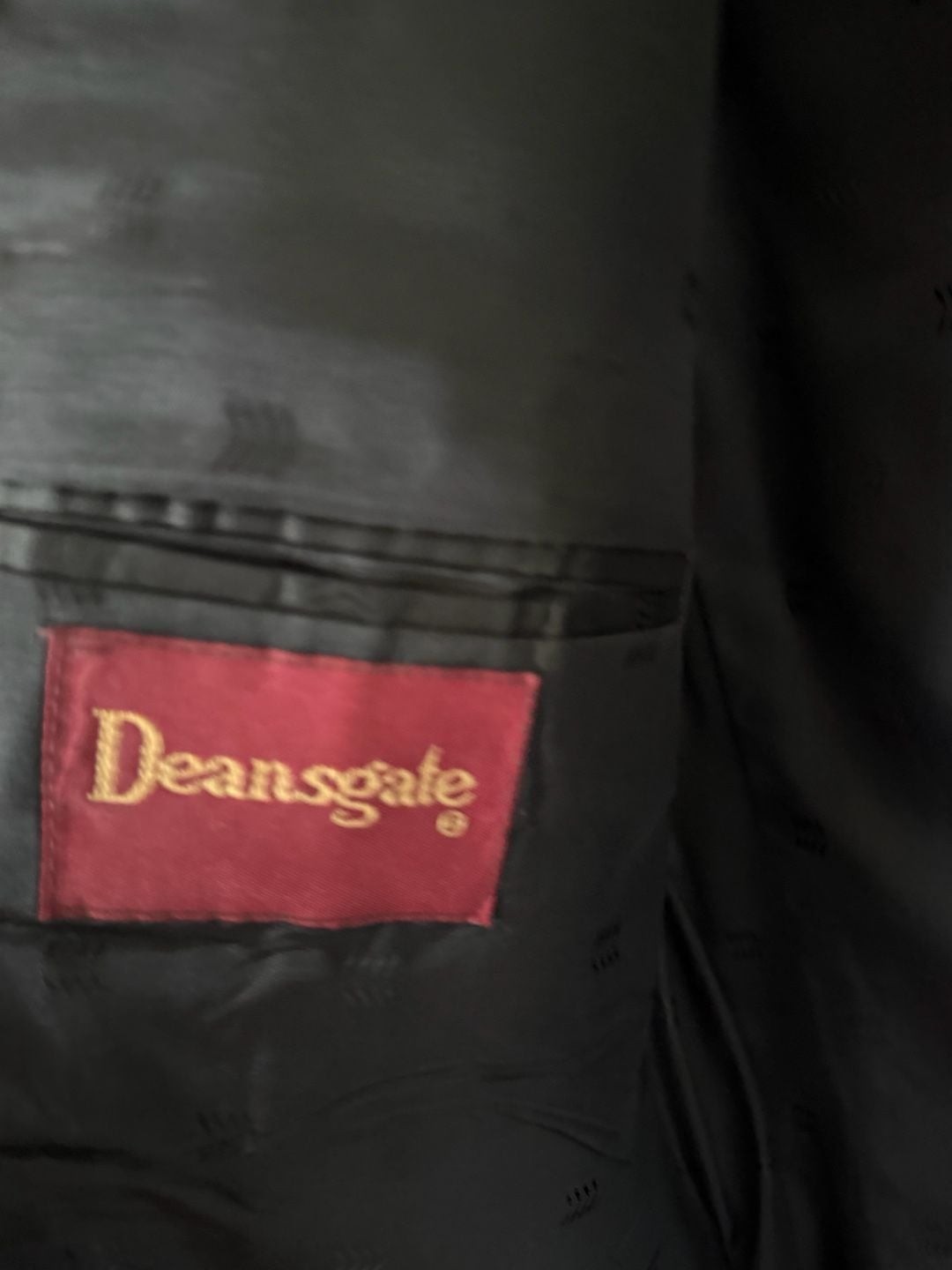 Deansgate Men’s Herringbone Wool Sport Coat Blazer 44L