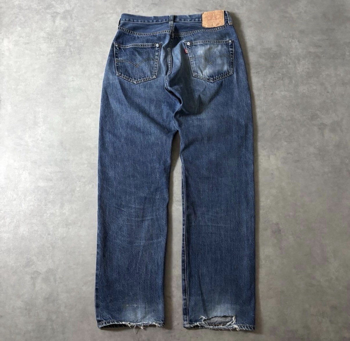 vintage Levi’s 501XX 90s Valencia 555 Redline Selvedge W33 L34 USA Made