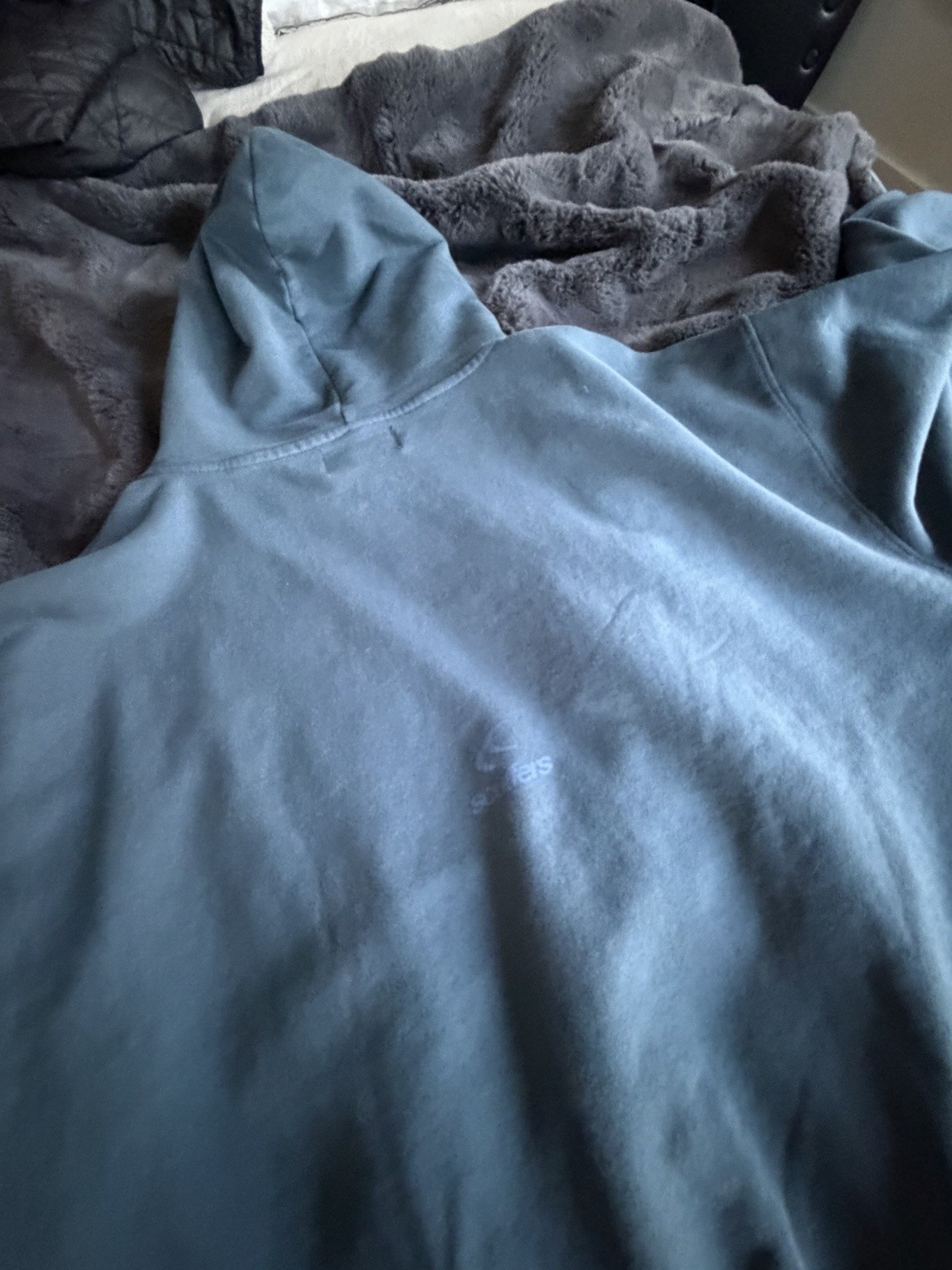 Scuffers Raw Blue Hoodie Size M