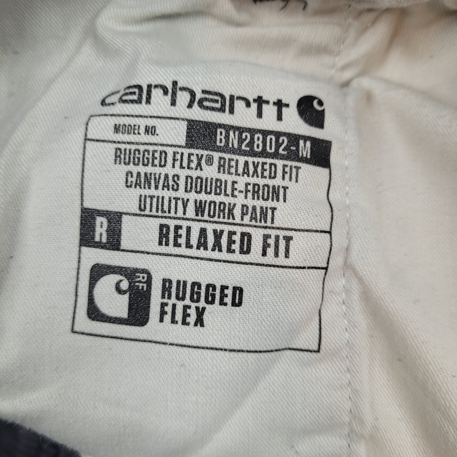 Carhartt Rugged Flex Double Knee Utility Work Pant Mens 33×30 Gray 102802-029