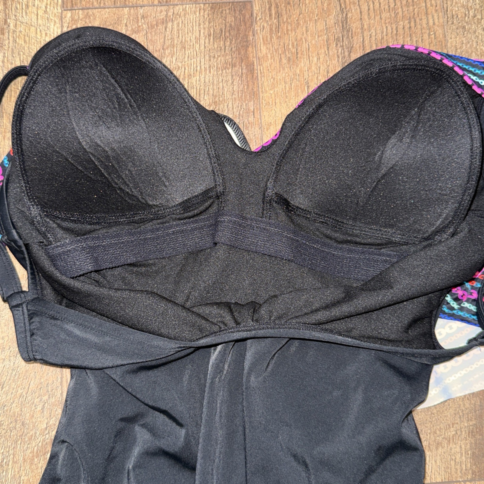 NWOT Embrace Your Curves by Miracle Brands Makenna One Piece Swimsuit 1X 16W-18W