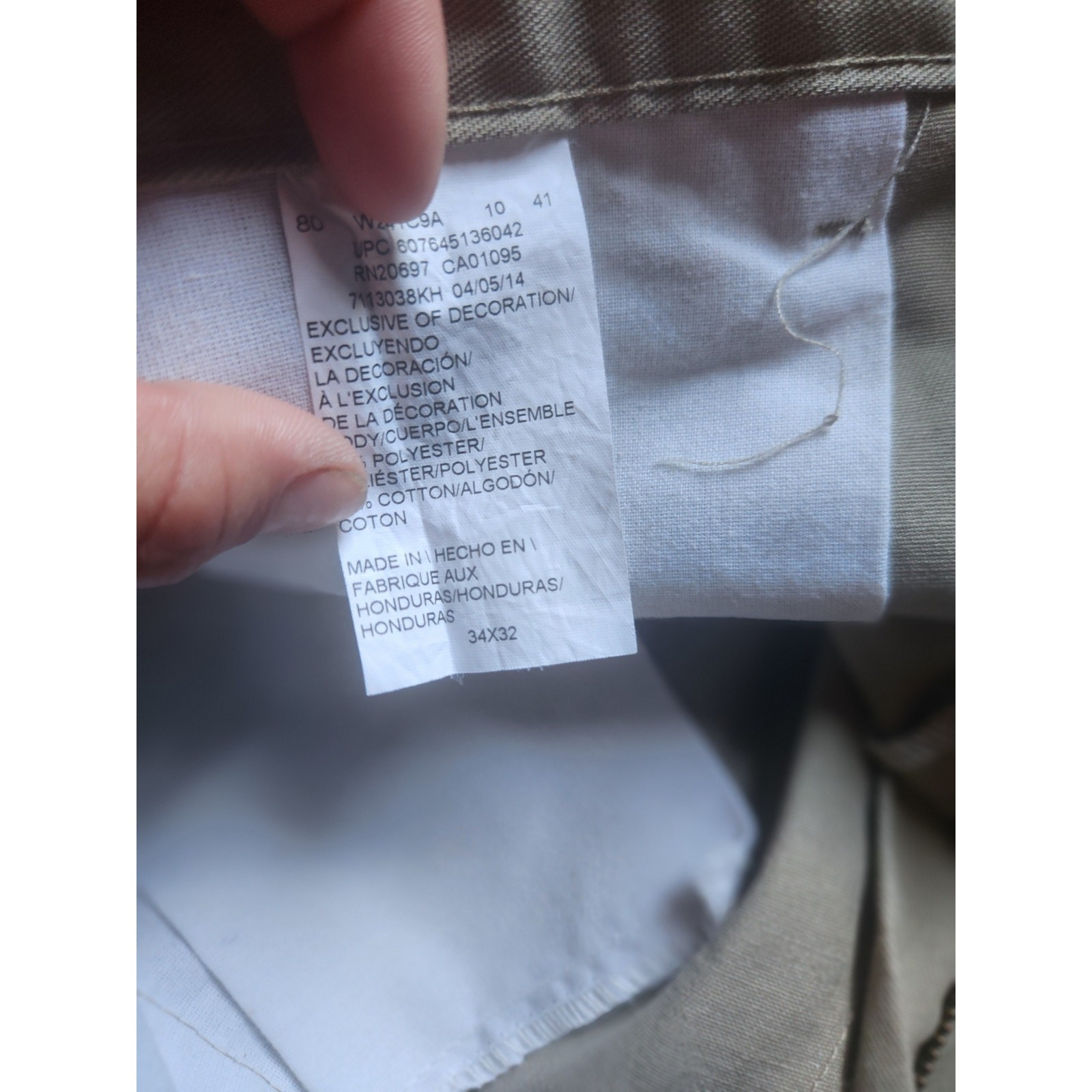 Dickies pants Carpenter Utility Workwear pants Tan size 34×32