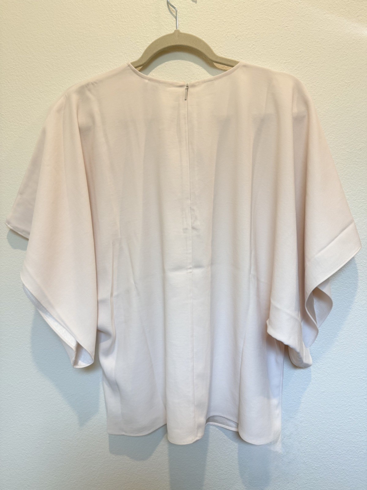 NWT TED BAKER LONDON Ivory Batwing Sleeve Blouse Top Shirt Sz 2
