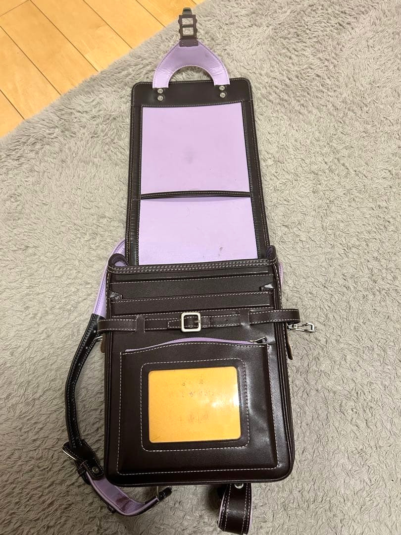 Randoseru Tsuchiya Kaban Japanese Kid’s School Bag Brown Purple Backpack Japan