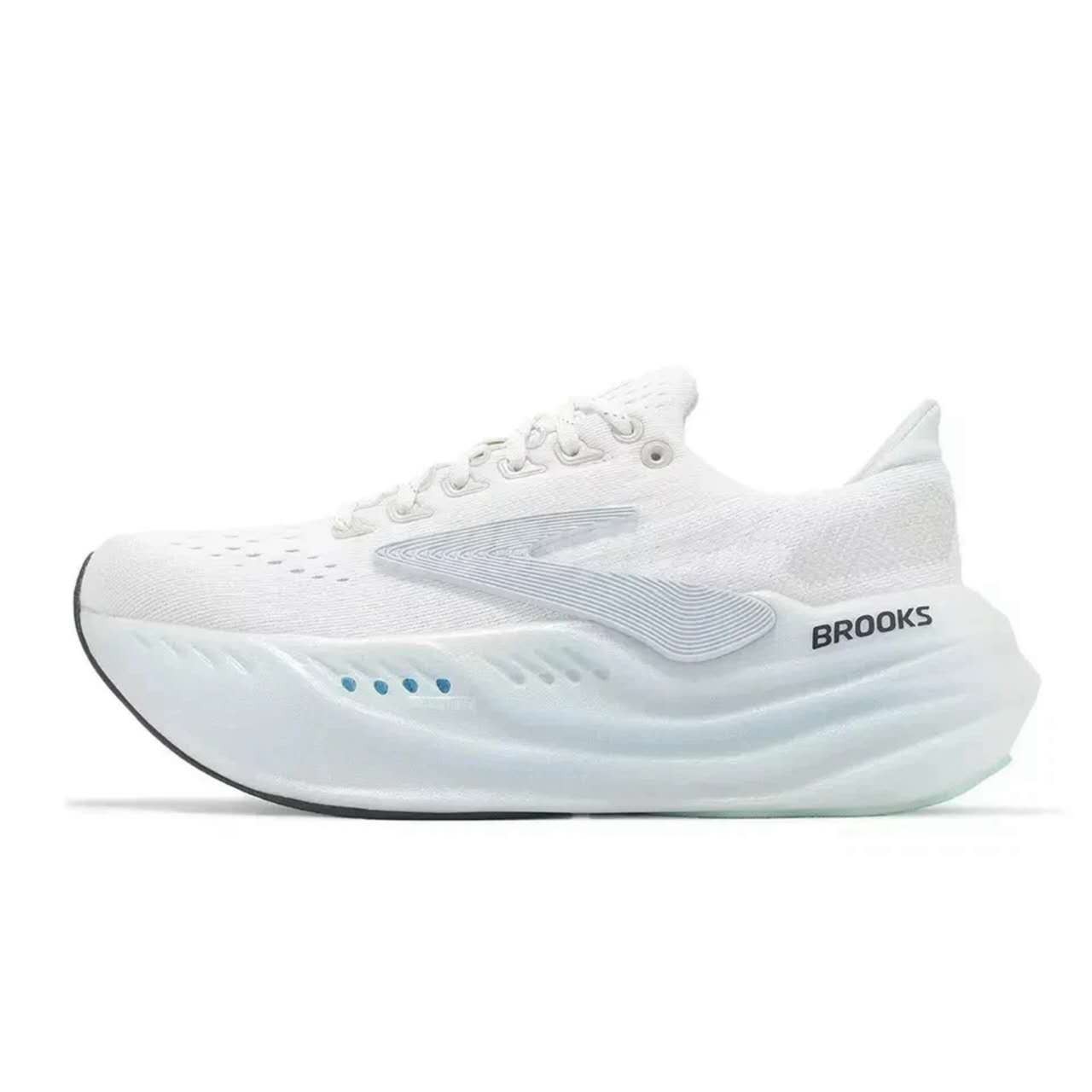 Size 9.5 – Brooks Glycerin Max Pearlized White Bay W