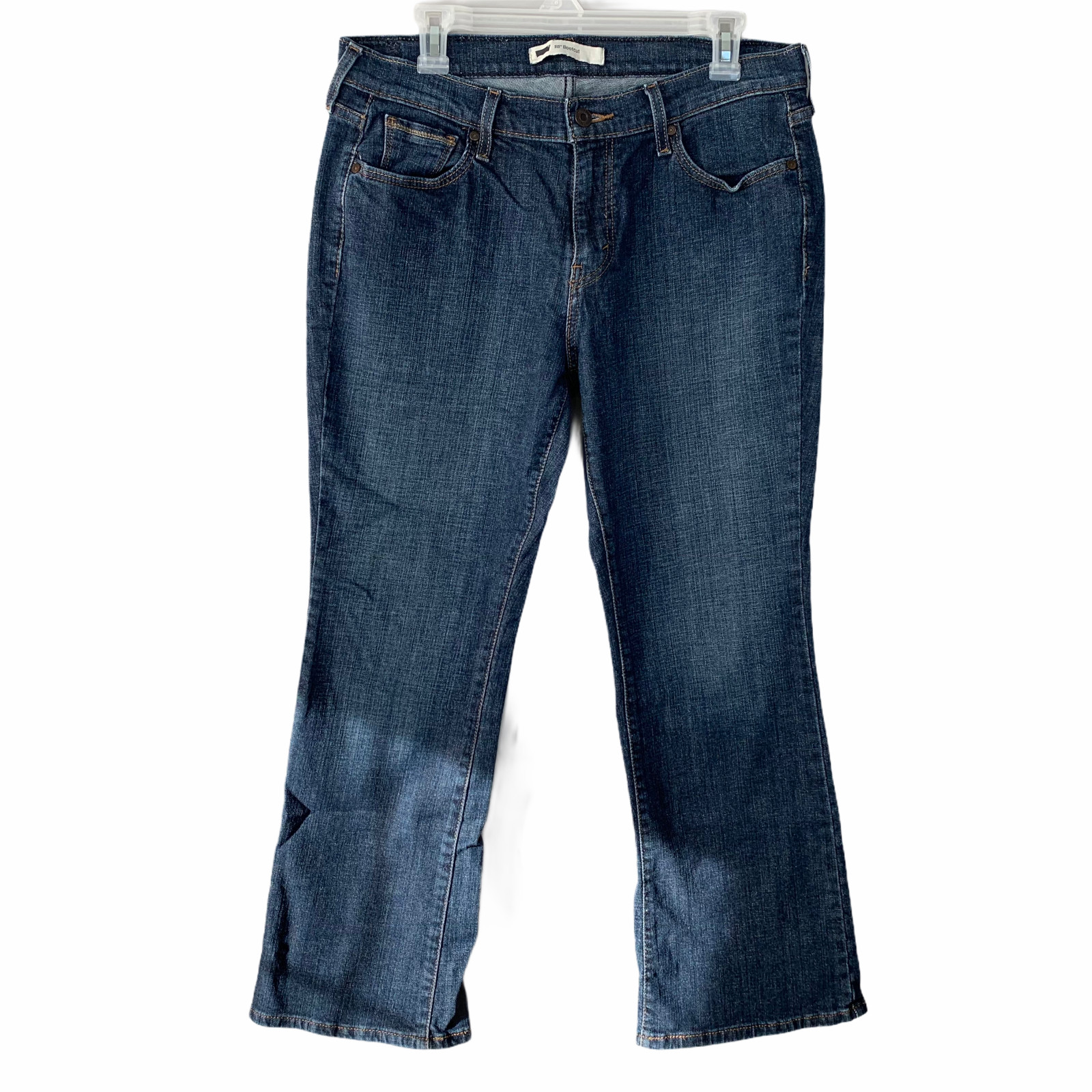 Levi’s 515 Jeans Women Bootcut 31 X 28 Dark Wash Denim Mid Rise
