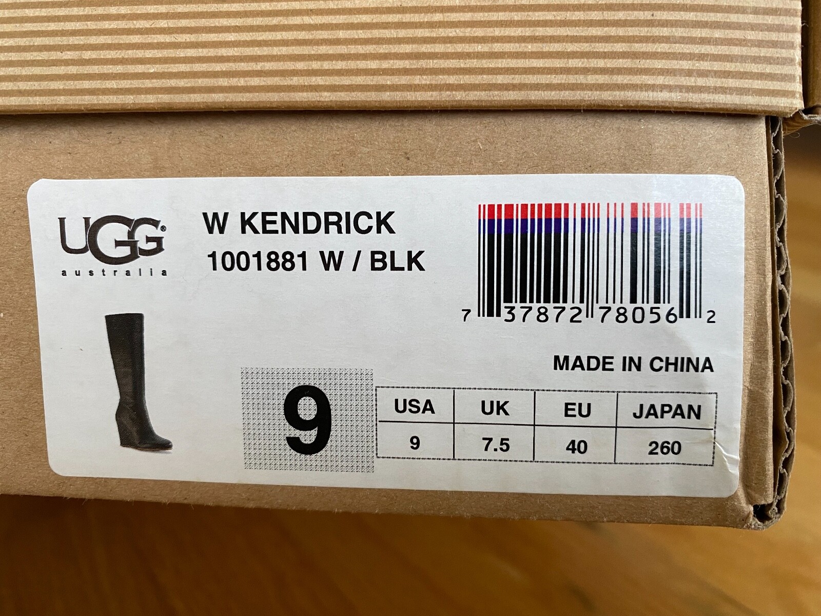 UGG Kendric Leather Boots with studded heel