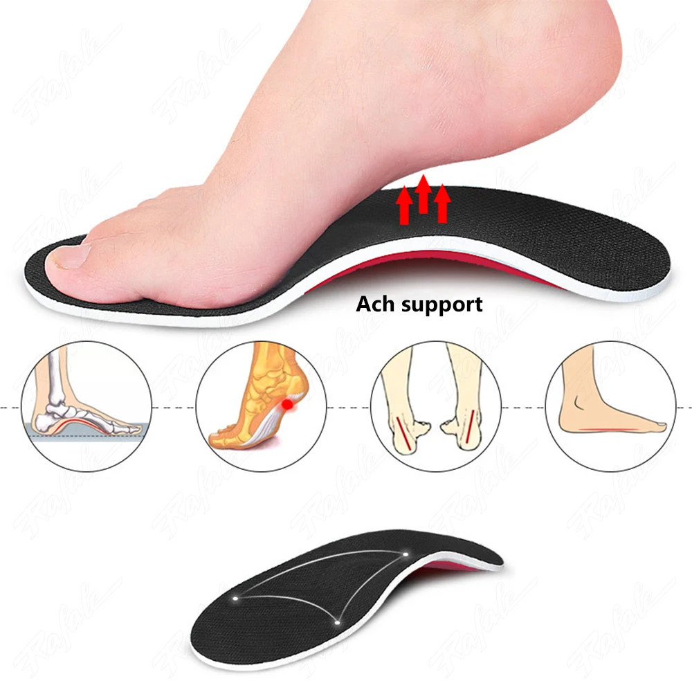 Correction Foot Pain Relief OX Leg Inner Sole for Shoes Arch Support Insole for