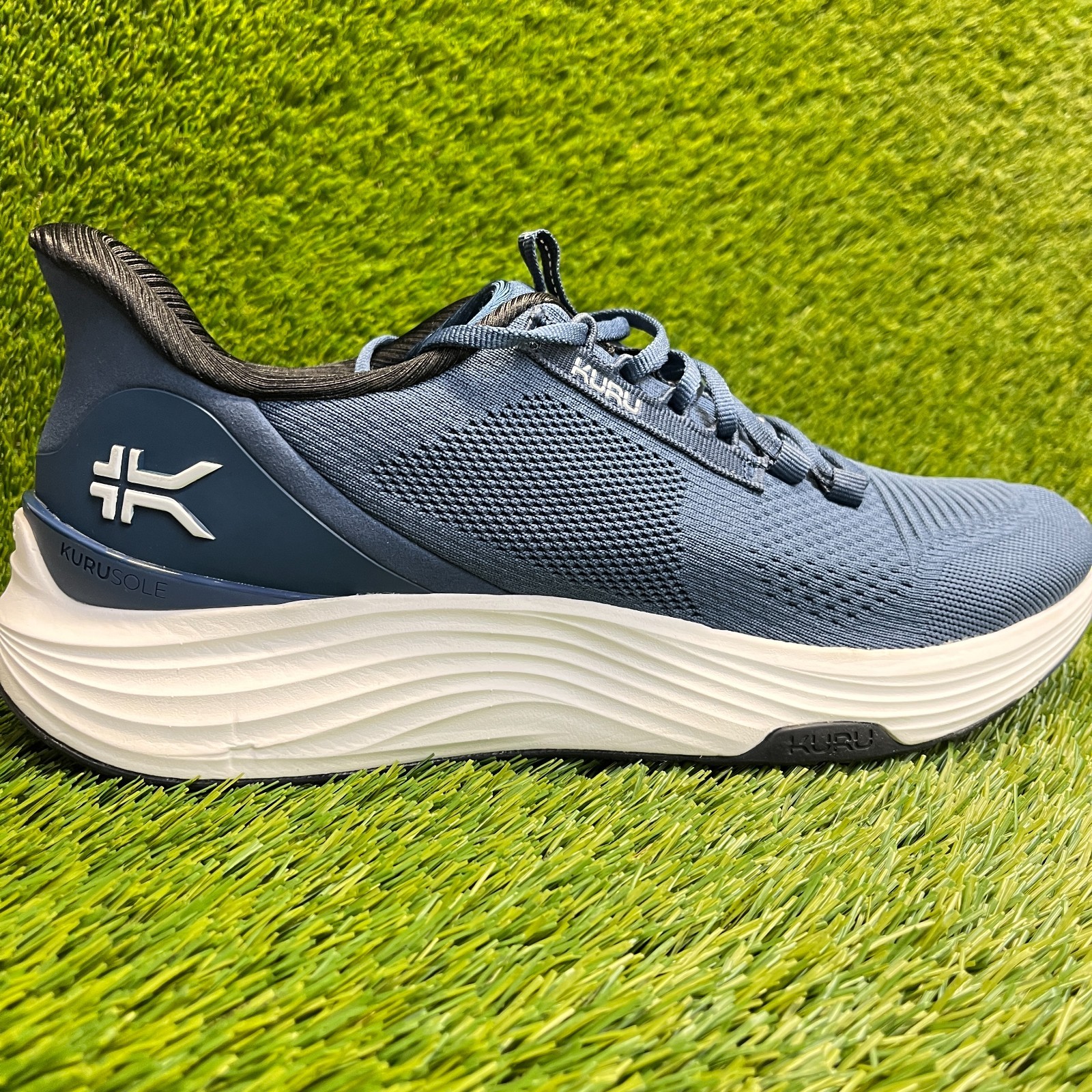 Kuru Atom 2 Mens Size 12.5 Blue White Athletic Running Walking Shoes Sneakers