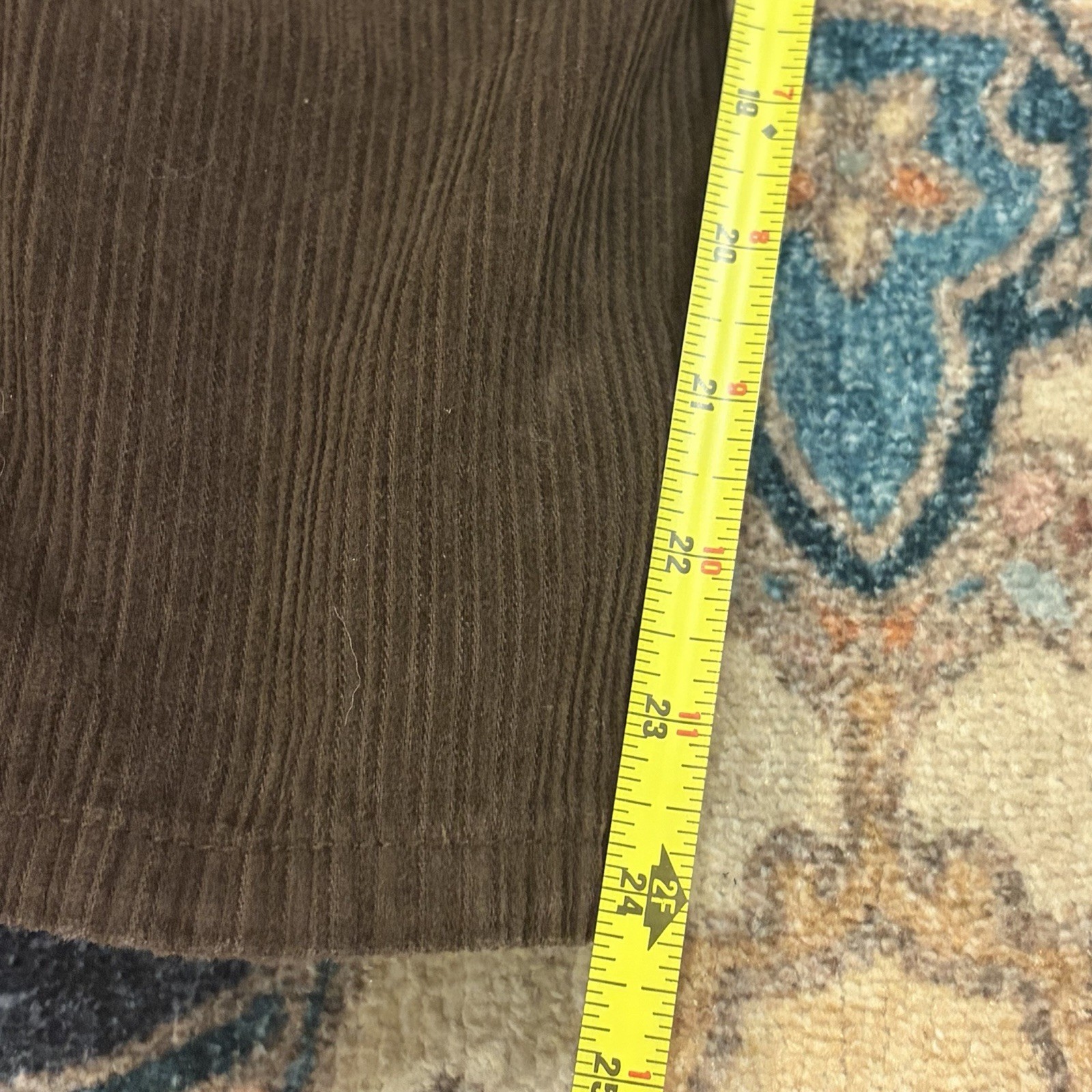 Levi’s Premium Corduroy Overalls Women’s Medium Brown Wide Leg Bib Overalls