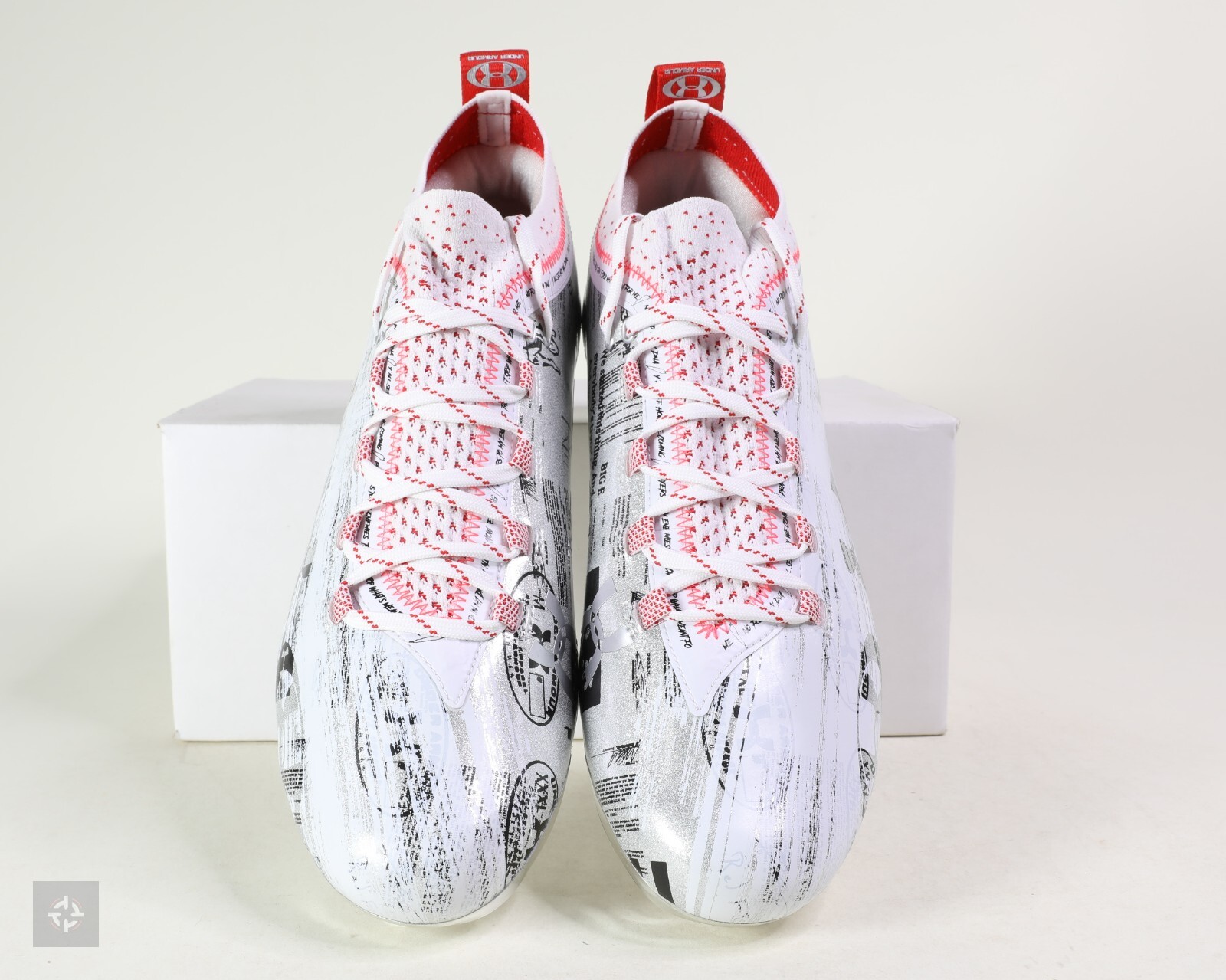 Under Armour Spotlight 25th Anniversary Football Cleats Size 12-13 (3024476-100)