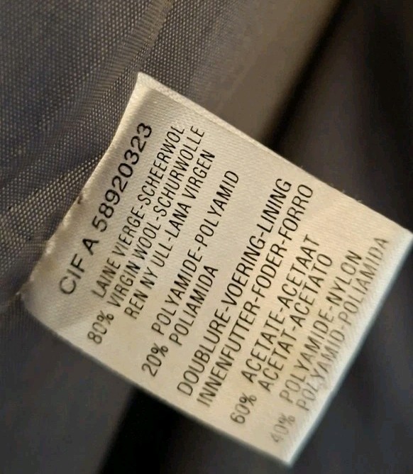 Laura Clement Womens 80% Virgin Wool Long Grey Coat UK18