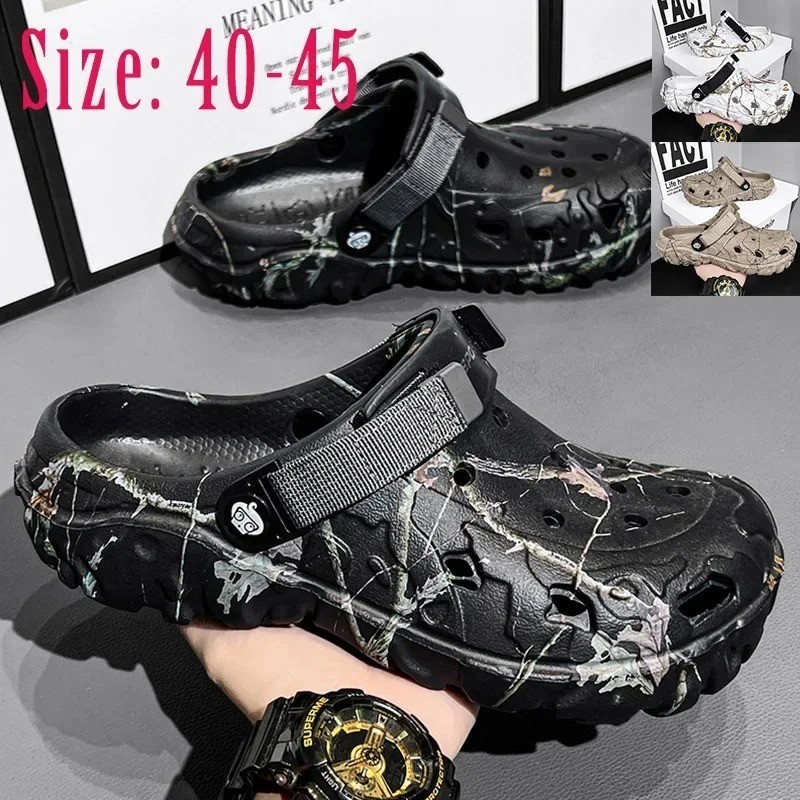 Men’s EVA Garden Sandals – Platform LEISURE Clogs Outdoor Slip-On Summer Shoes