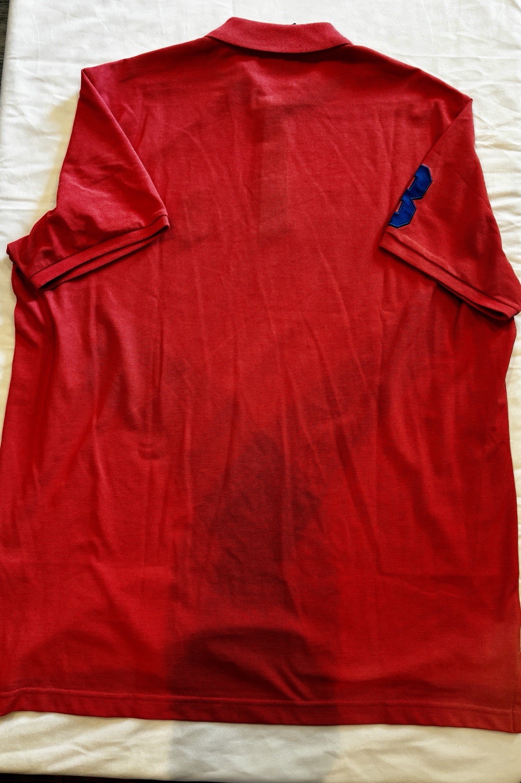 NWT Men’s US Polo Assn MULTI COLOR BIG LOGO SOLID POLO SHIRT Large White Size XL
