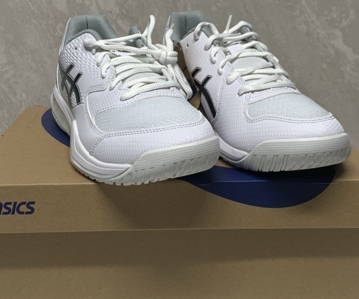 ASICS Gel Dedicate 8 White Black Men’s Size 8.5 1041A408-101 NIB