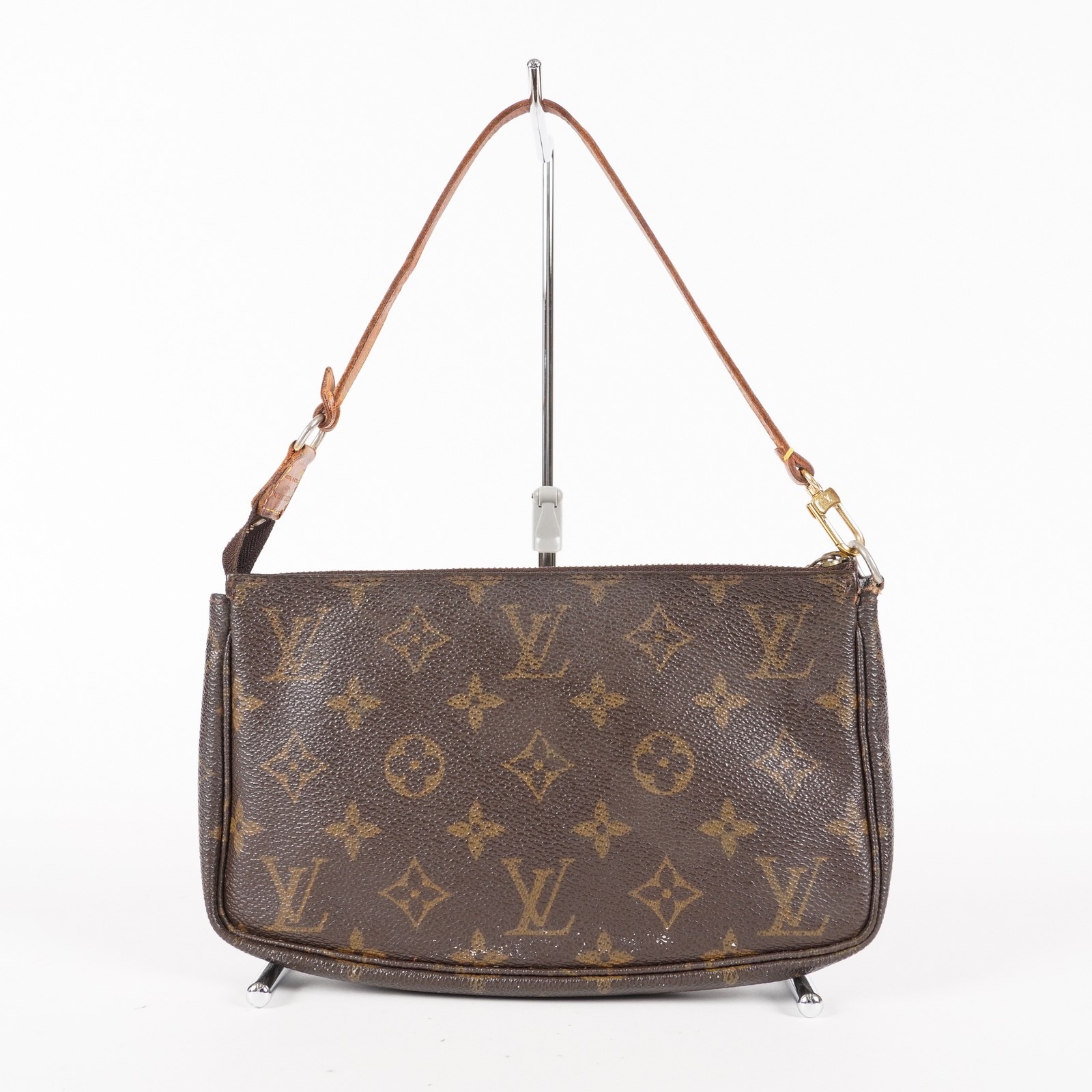 LOUIS VUITTON Monogram Pochette Accessories Pouch M51980 LV Auth 06E033080015