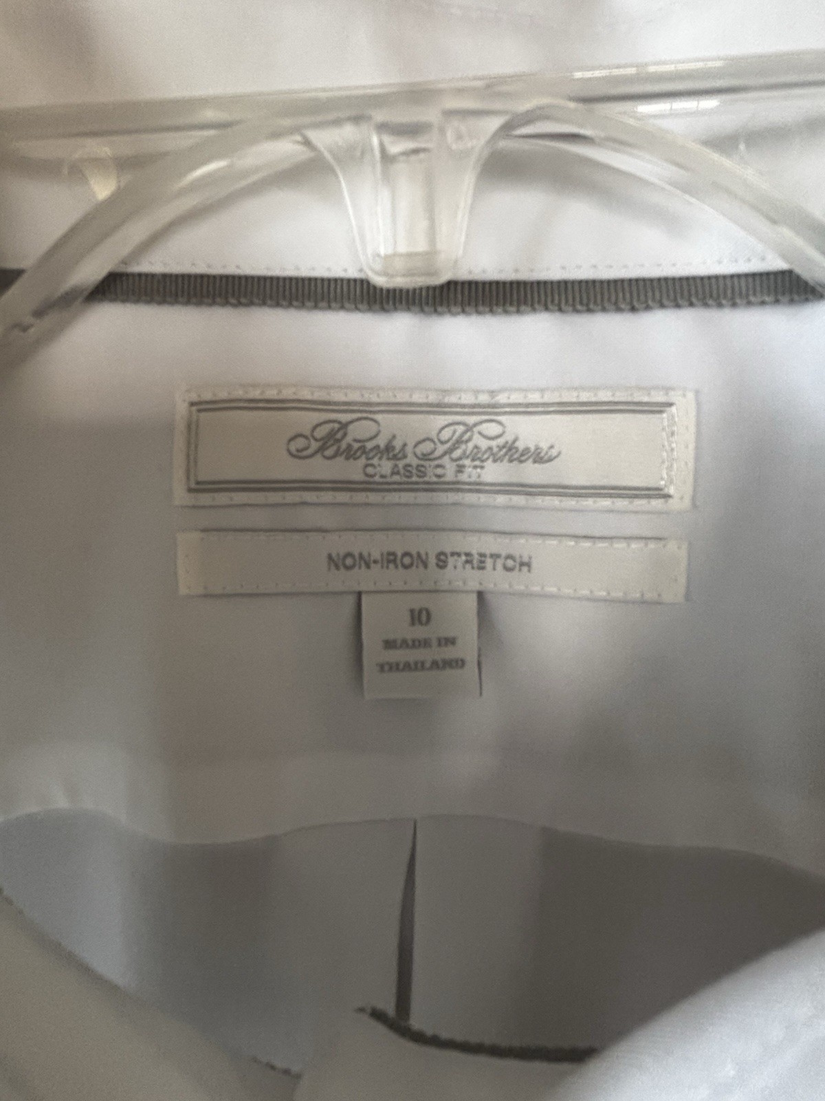 Brooks Brothers Womens Non Iron Stretch Supima Cotton Dress Shirt White 10