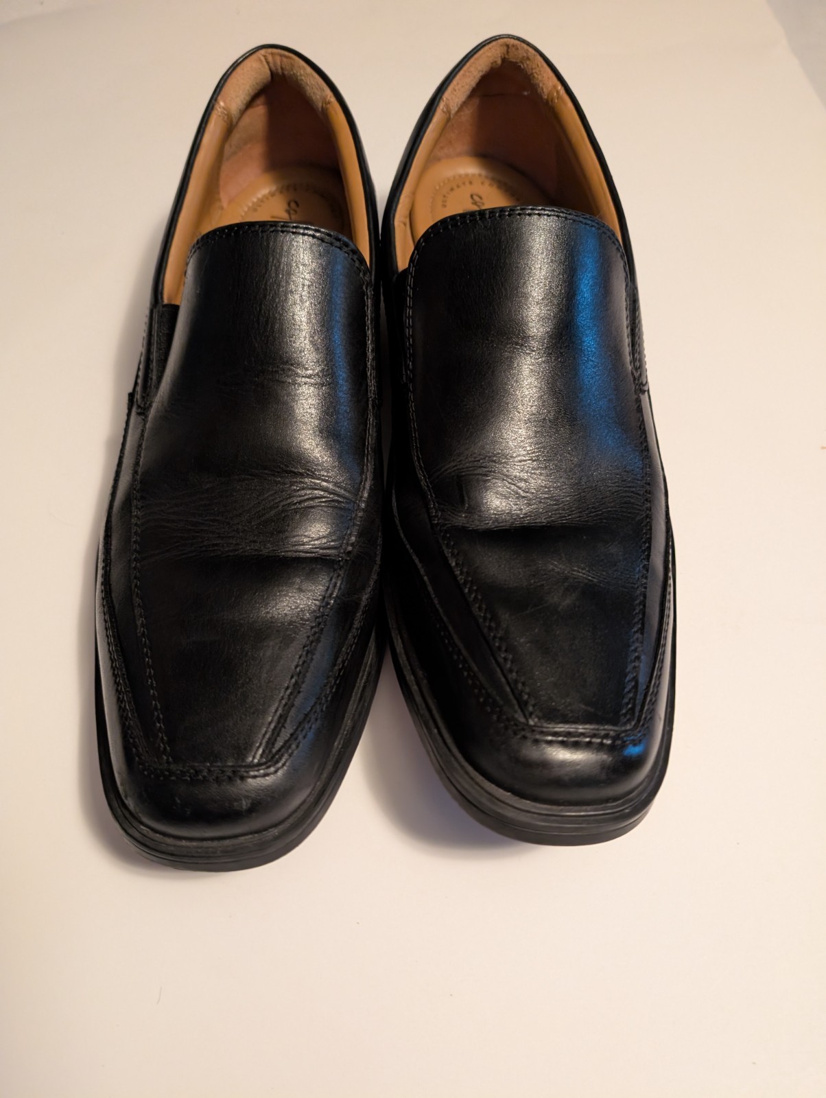 Clarks Men’s Black Loafers 10.5M
