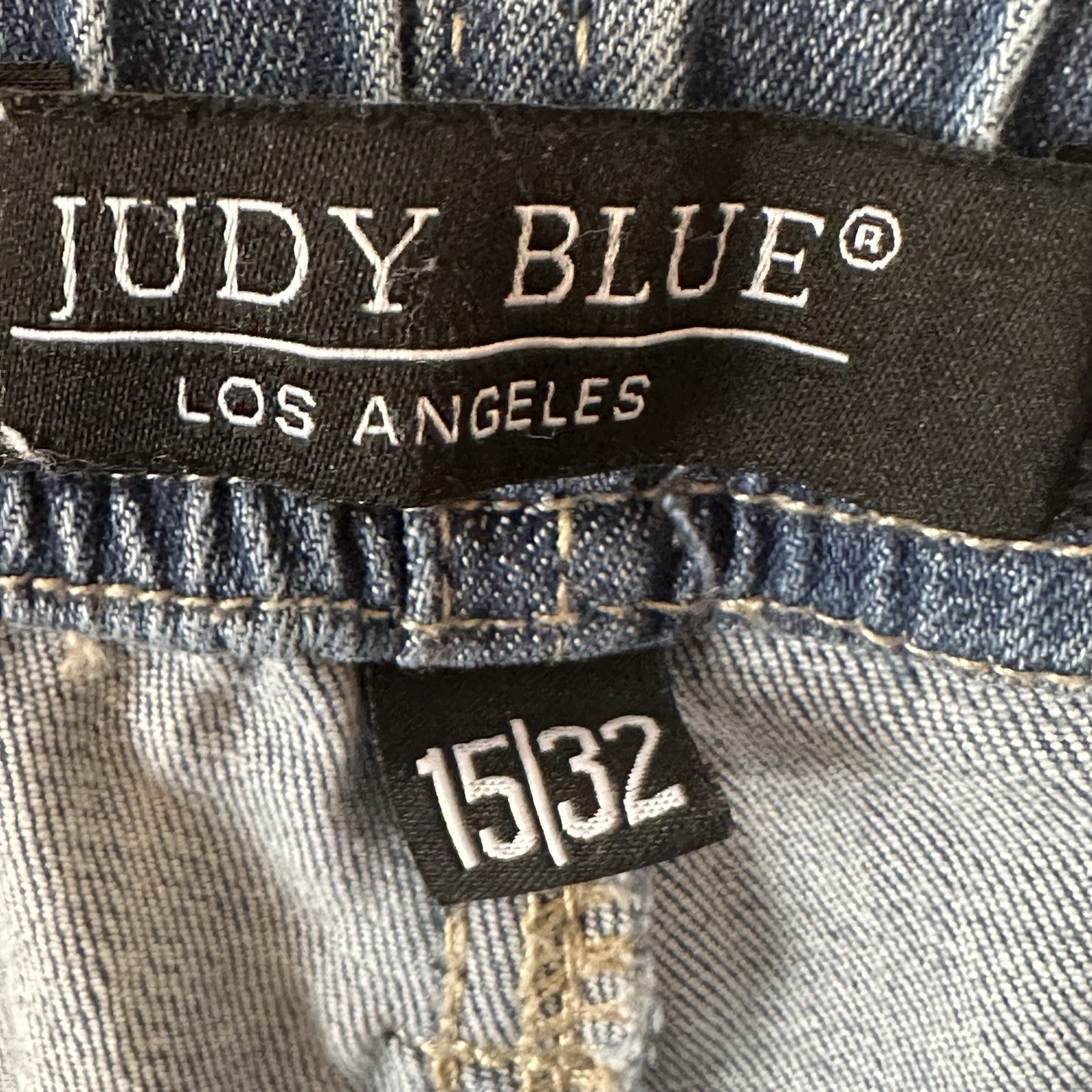 Judy Blue Womens High Waist Drawstring Jogger Straight Leg Jeans Size 15 30
