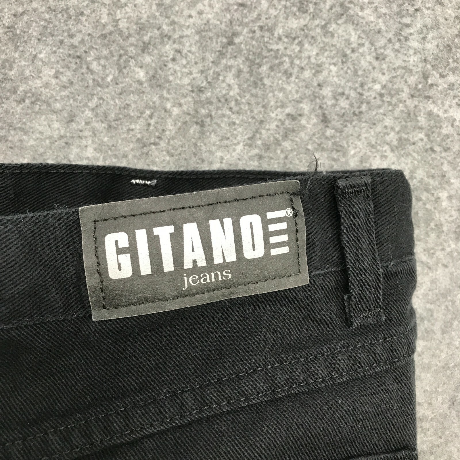 Gitano Jeans Women 18 Petite High Rise Denim Black Straight 5 Pocket 100% Cotton
