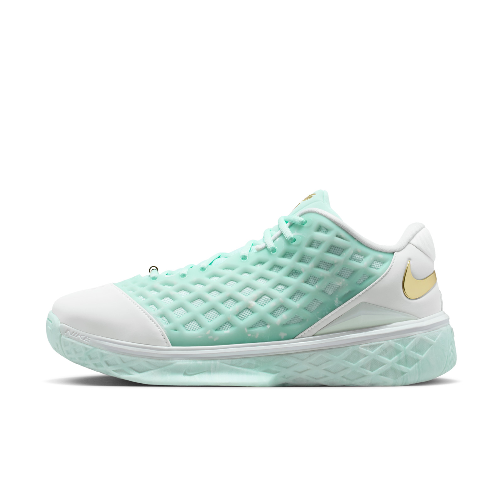 Nike Kobe IX2017-100 Mint Green White Gold Grid Mesh Cushion Unisex Sneakers M/W