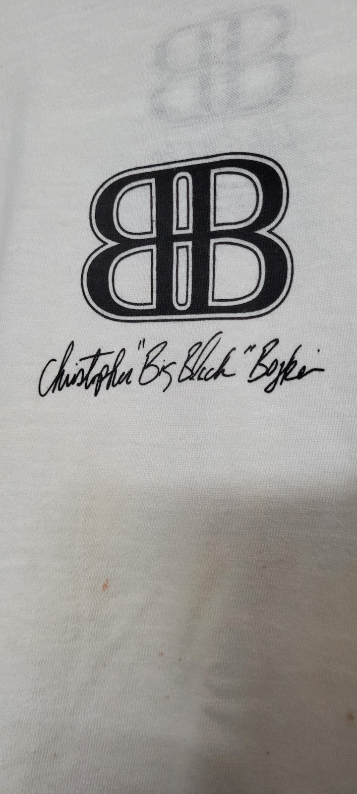 Christopher BIG BLACK Boykin & Rashawn BAM BAM Davis Signed DO WORK! Tshirt