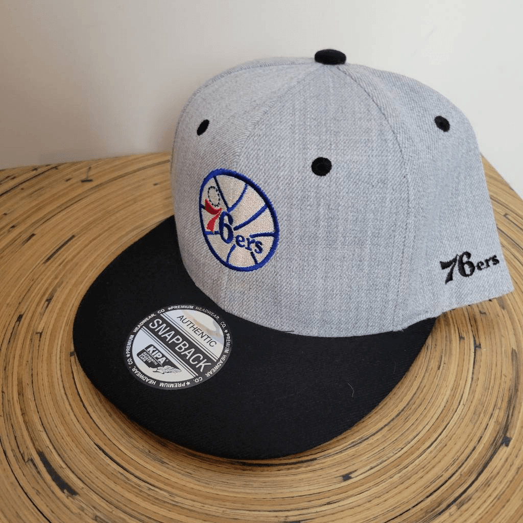 Authentic SnapBack Mens KIPA Authentic Sports Caps Philadelphia 76ers NBA Ball-h