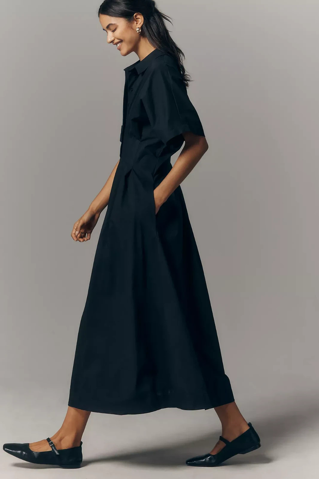 Anthropologie Tobie Shirt Dress by Exquise